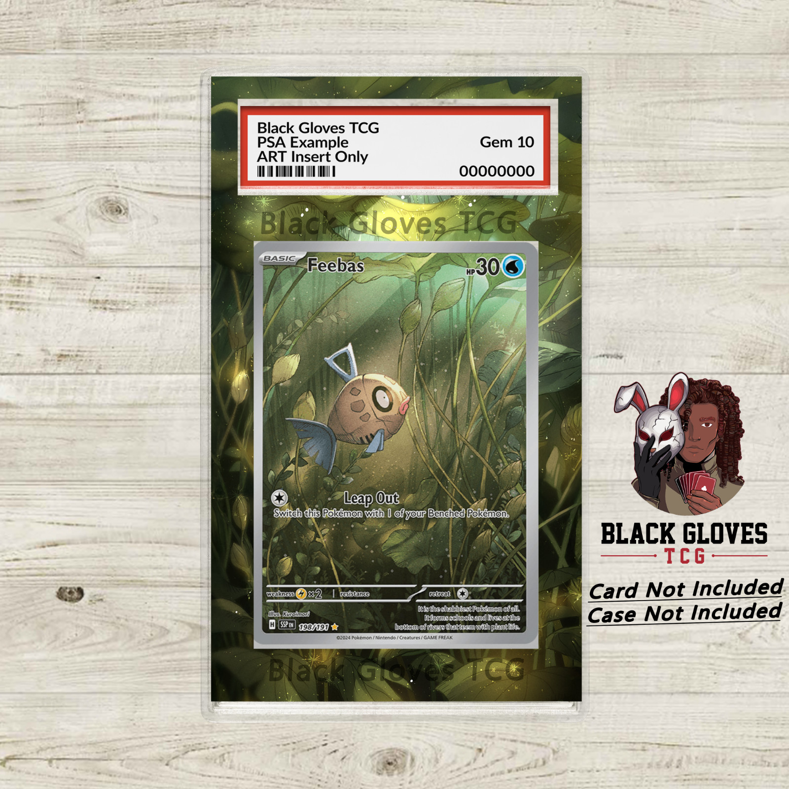 Feebas 198/191 Illustration Rare Pokemon SSP Art Insert (No Card) Feebas 198/191 Illustration Rare Pokemon SSP Art Insert (No Card)