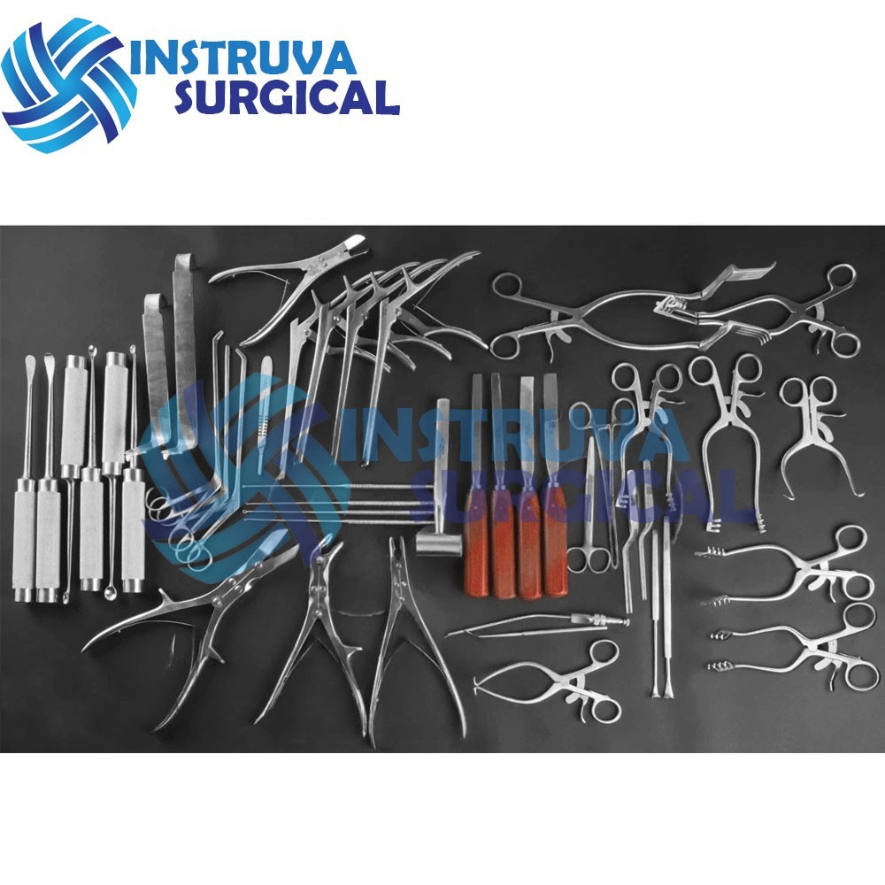 Spine Laminectomy Set 45 Pcs Complete Orthopedic Surgical Instruments set Spine Laminectomy Set 45 Pcs Complete Orthopedic Surgical Instruments set