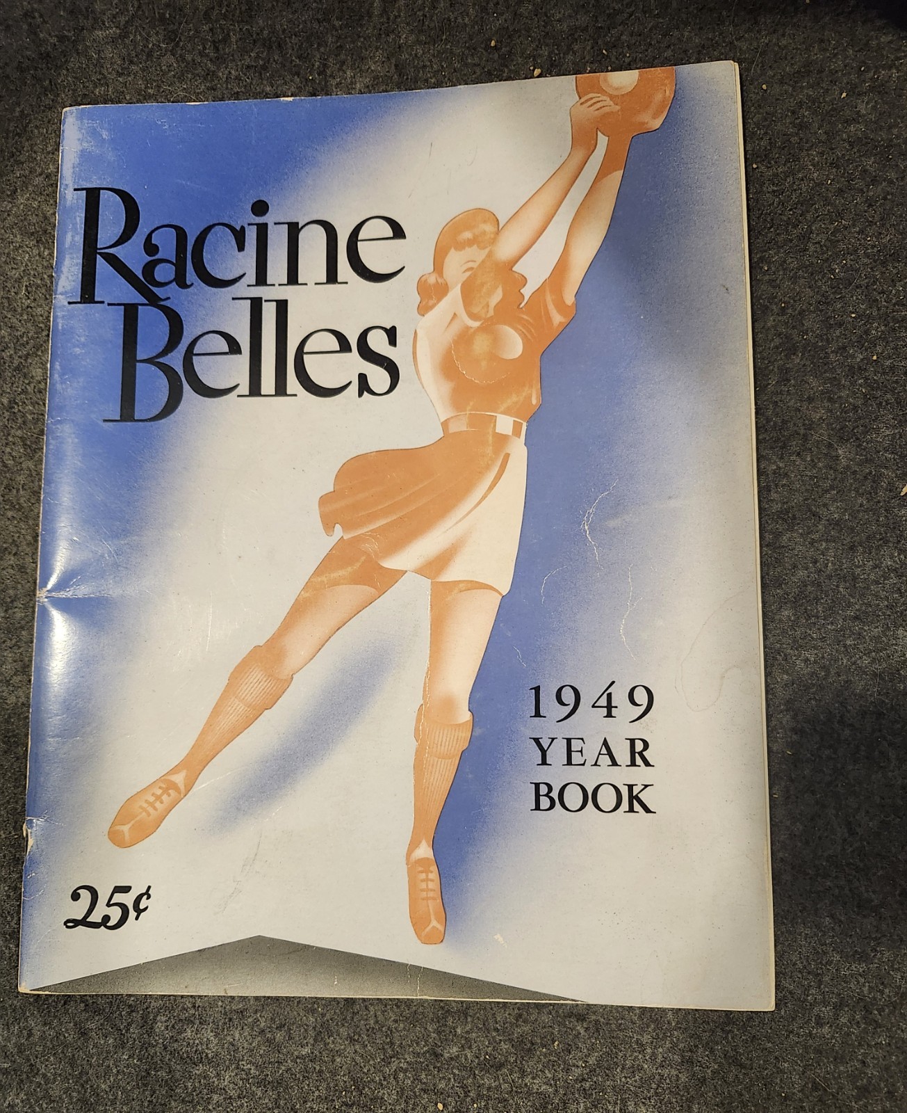 Vintage 1949 Racine Belles Baseball Yearbook Vintage 1949 Racine Belles Baseball Yearbook