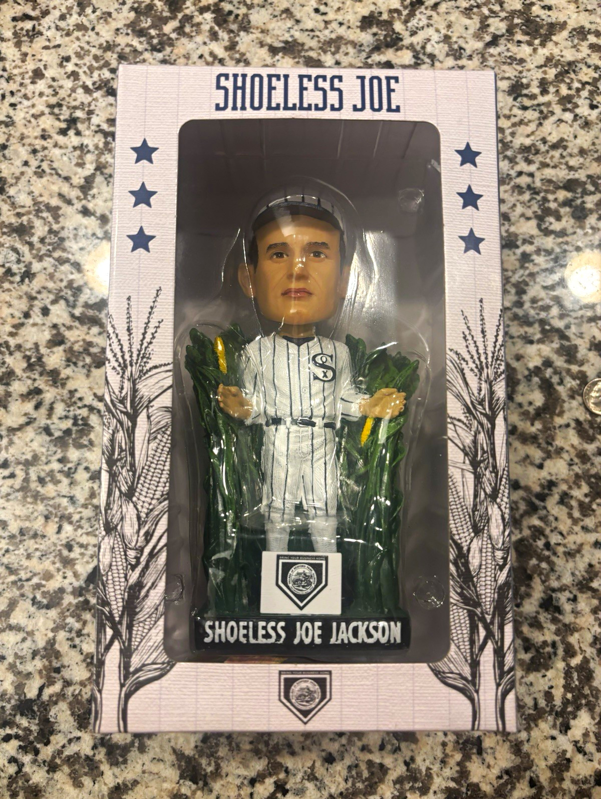 Shoeless Joe Jackson Baseball Bobblehead  Original Unopened whitesox 