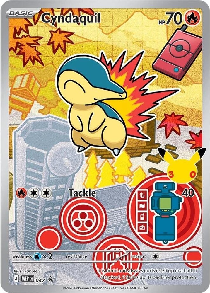 Cyndaquil Holofoil EN [MEP - 047]NM