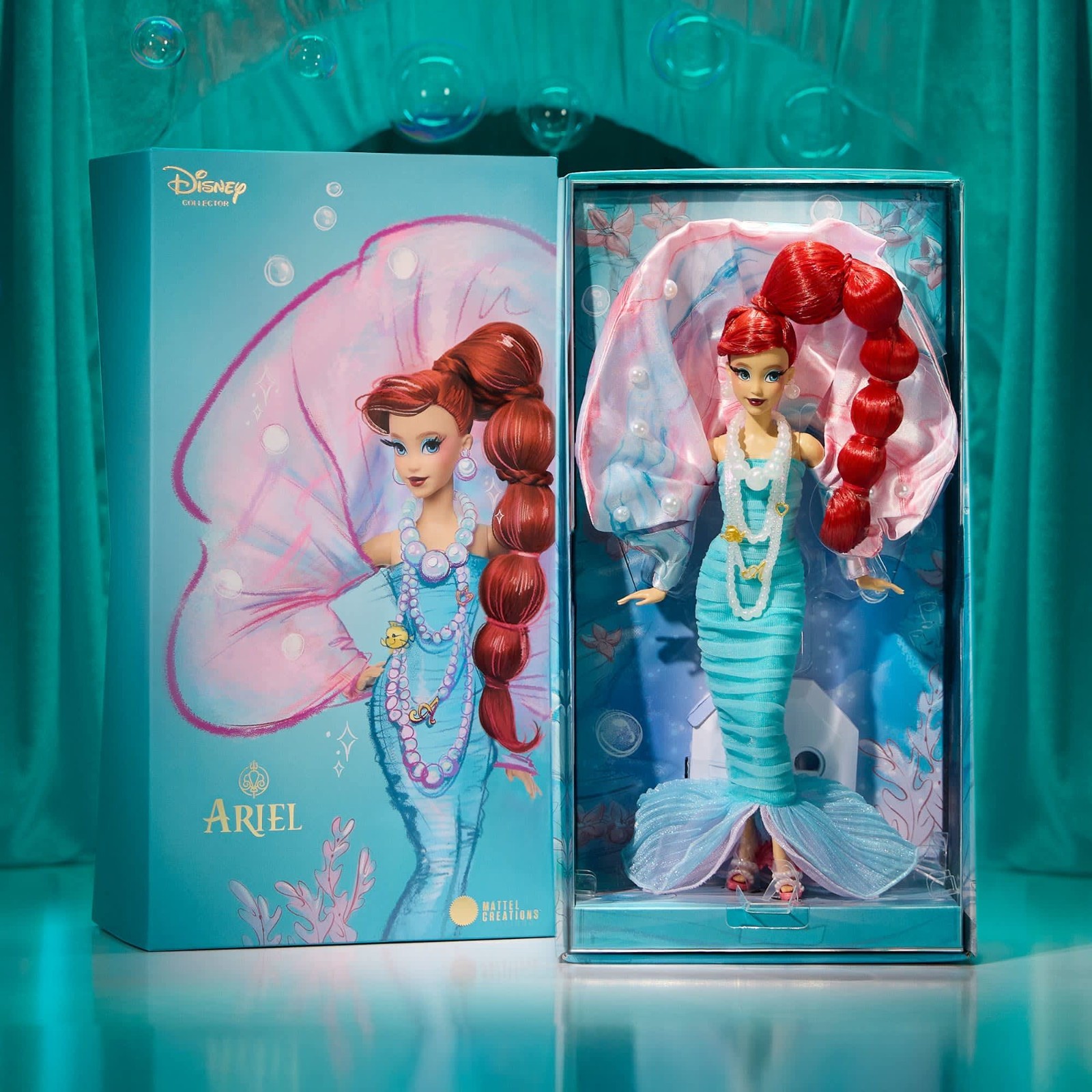 2025 MATTEL DISNEY ONCE UPON A WHIMSY COLLECTION ARIEL DOLL Jfd14 New Sealed