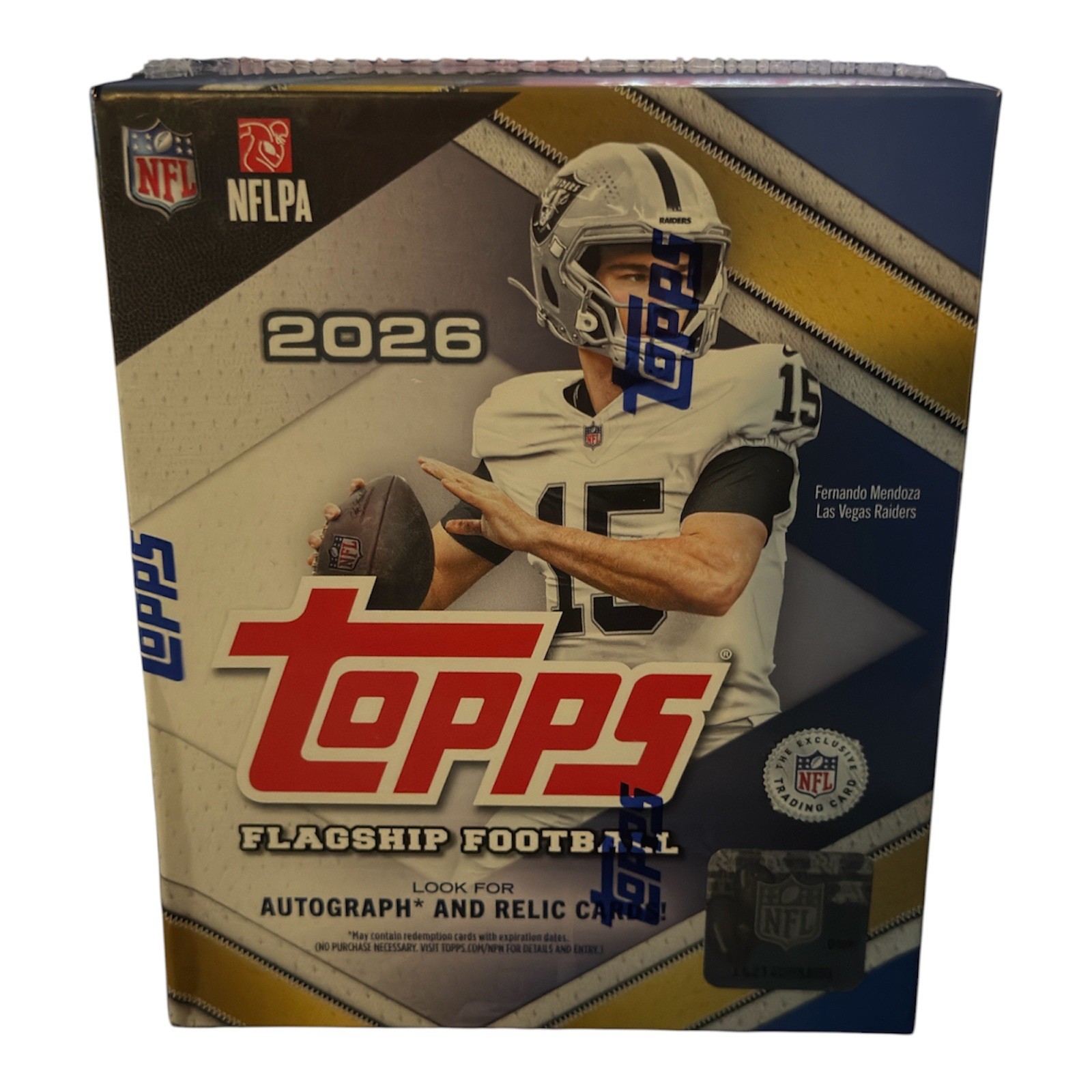 2026 TOPPS FLAGSHIP FOOTBALL Exclusive MEGA BOX (180 Cards) NFL Brand New QTY
