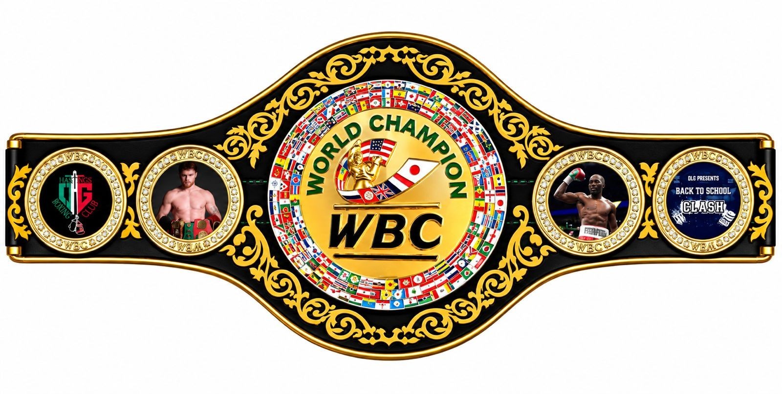 WBC Belt Boxing Championship Replica Belt Adult Size Hight Quality Leather 4MM