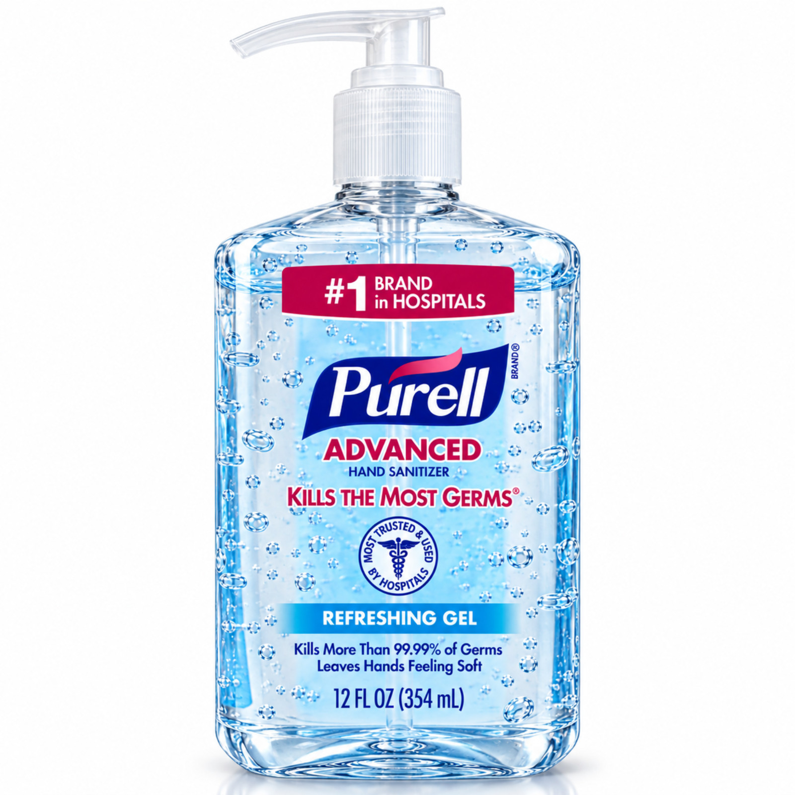 PURELL Advanced Hand Sanitizer Refreshing Gel, 12 fl oz Pump Bottle PURELL Advanced Hand Sanitizer Refreshing Gel, 12 fl oz Pump Bottle