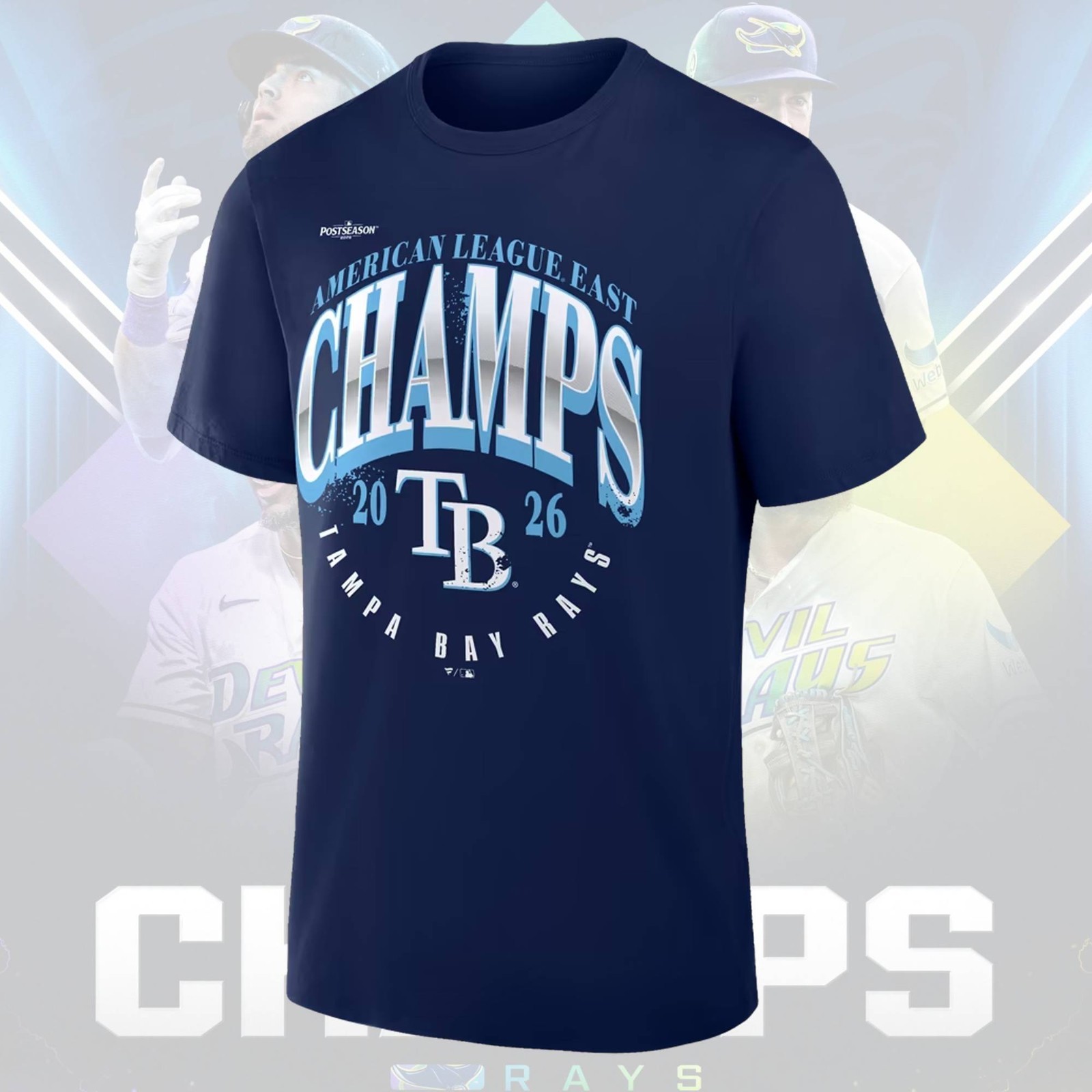 HOT - Tampa Bay Rays 2026 AL East Division Champions Locker Room FREESHIP