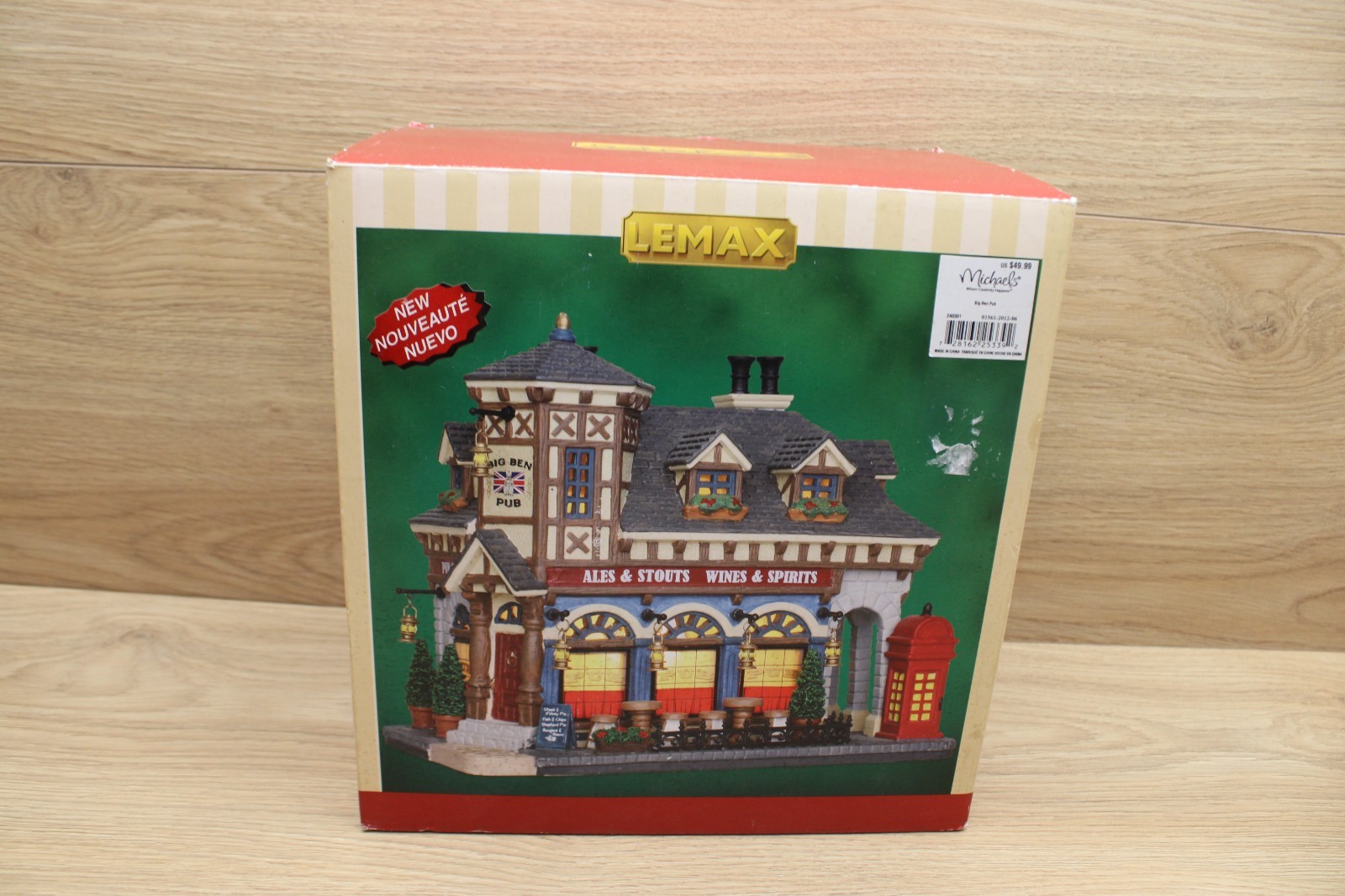 Lemax Big Ben Pub #25339 2012 Porcelain Lighted Building NOS Lemax Big Ben Pub #25339 2012 Porcelain Lighted Building NOS