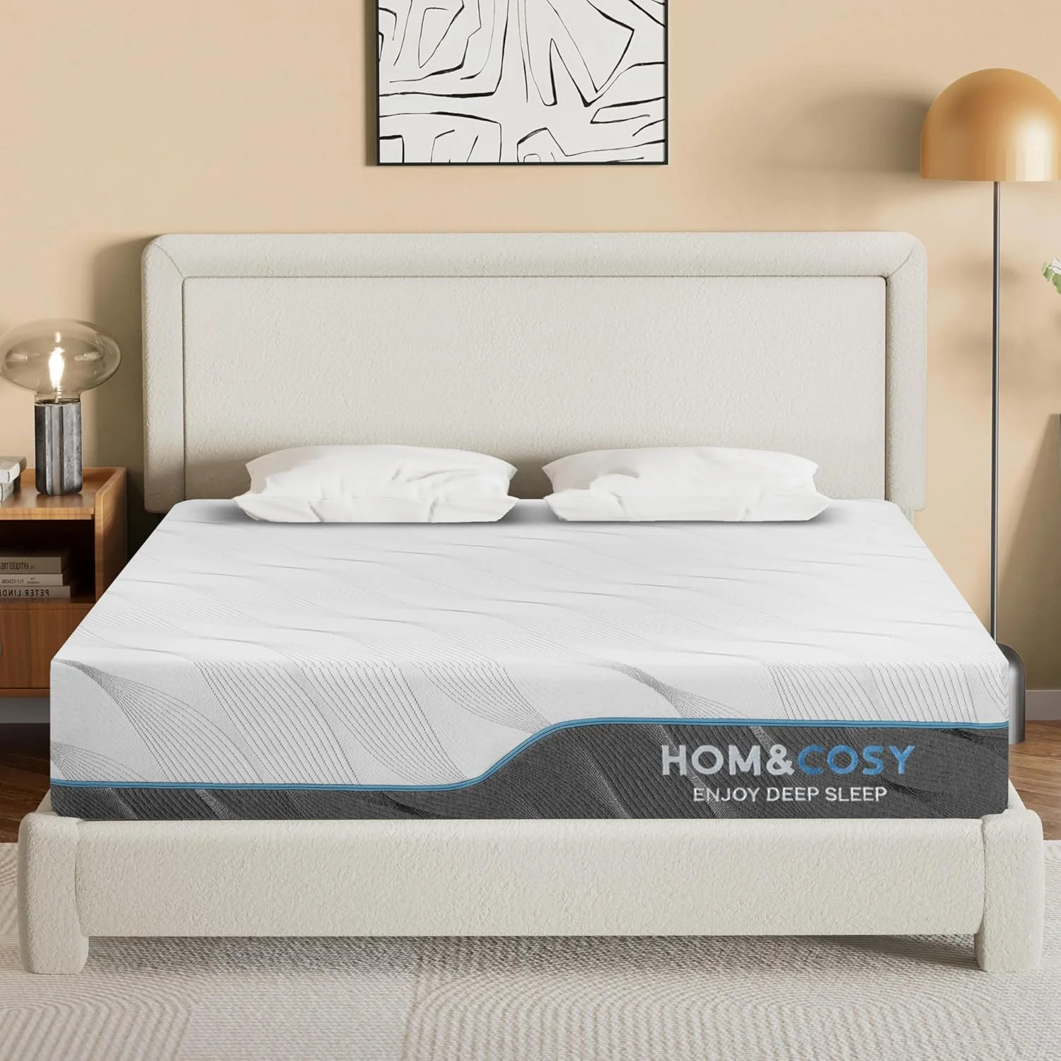 Queen Size Mattress, 8/10 Inch Medium Firm - Extra Firm Dual Sides Flippable