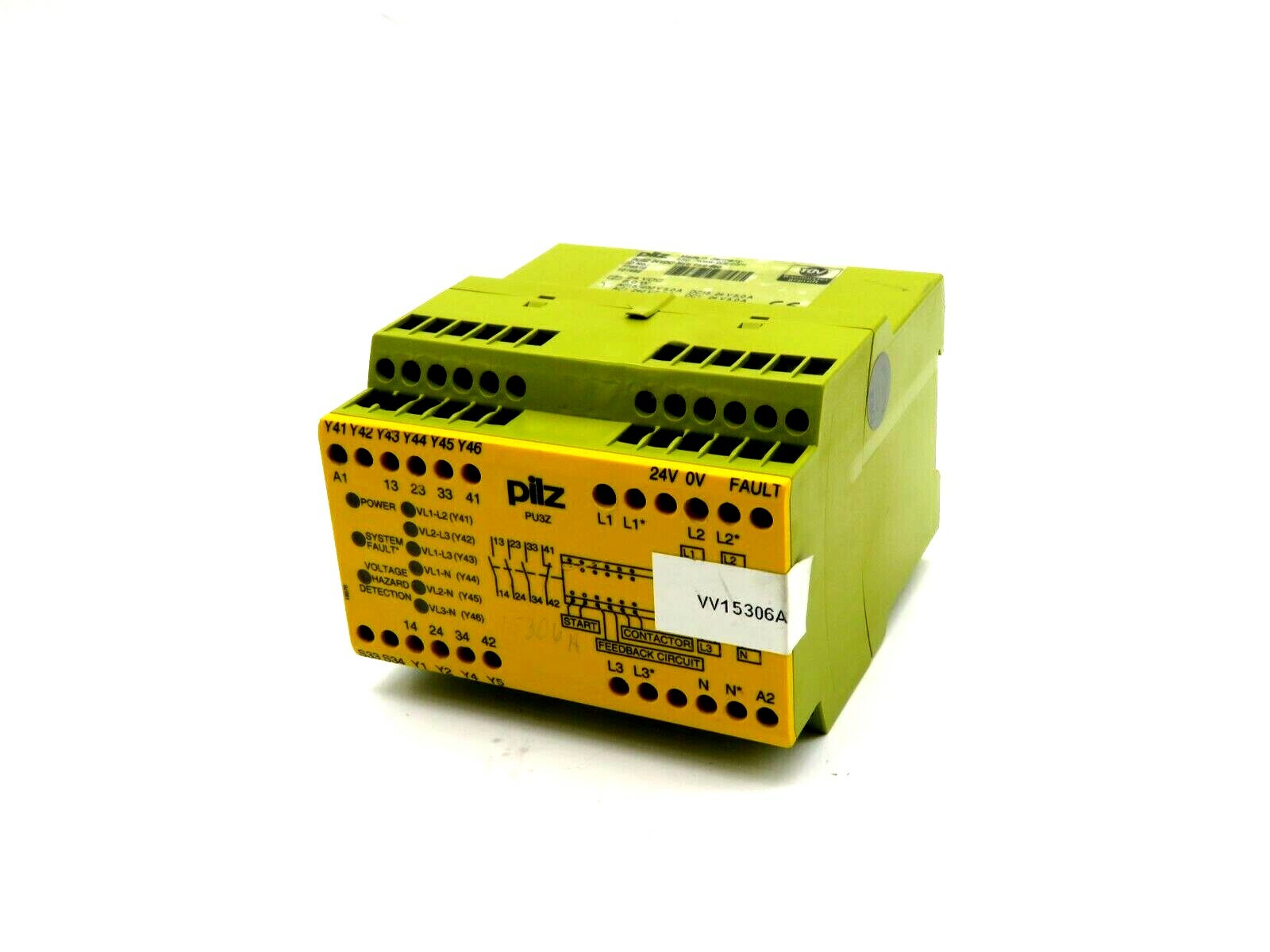 USED PILZ PU3Z-24VDC-3N/O-1N/C-6SO SAFETY RELAY PU3Z24VDC3NO1NC6SO USED PILZ PU3Z-24VDC-3N/O-1N/C-6SO SAFETY RELAY PU3Z24VDC3NO1NC6SO