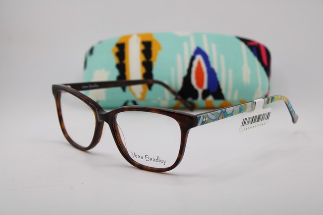 NEW VERA BRADLEY JOSS RAIN FOREST HAVANA FAUNA AUTHENTIC EYEGLASSES 53-16 NEW VERA BRADLEY JOSS RAIN FOREST HAVANA FAUNA AUTHENTIC EYEGLASSES 53-16
