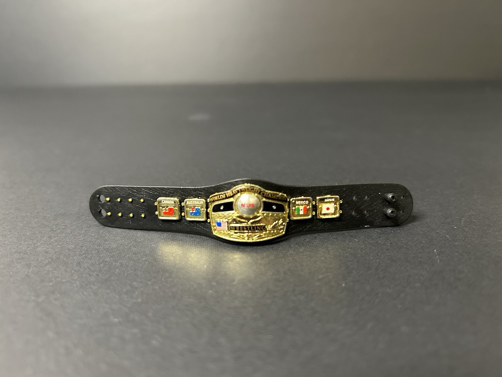 NWA World Title Championship Belt TNA Jeff Jarrett Accessory Marvel Toys 2005 NWA World Title Championship Belt TNA Jeff Jarrett Accessory Marvel Toys 2005