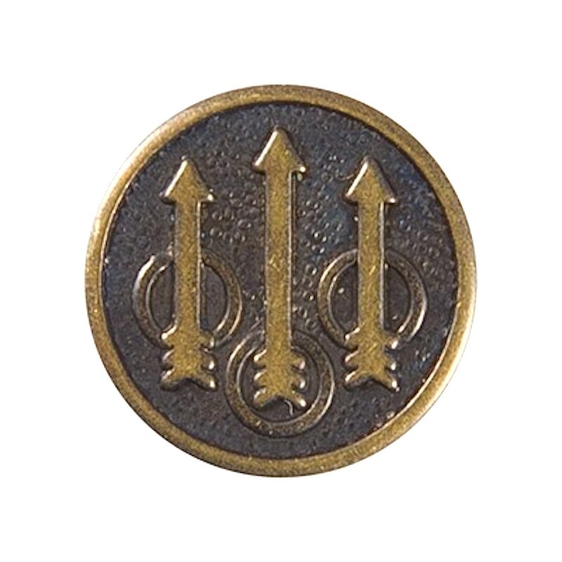 Beretta® - Trident Logo Medallion Grip Insert / Round - Genuine