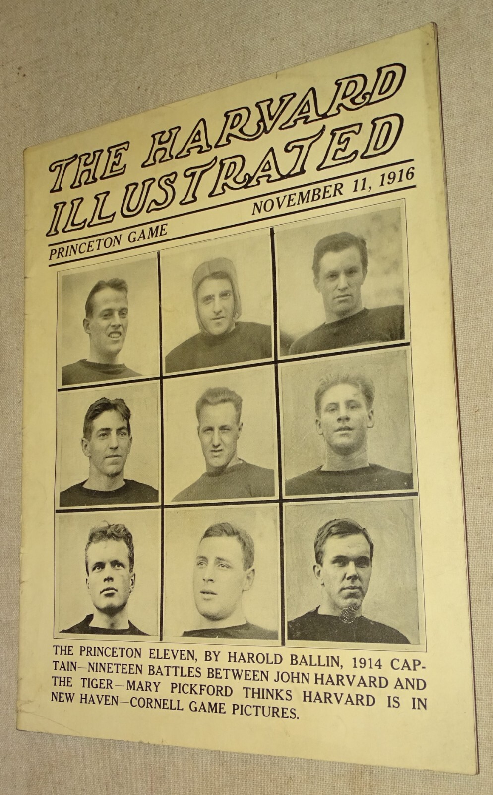 November 1916 The Harvard Illustrated - The Princeton Game Issue (Football, etc. November 1916 The Harvard Illustrated - The Princeton Game Issue (Football, etc.