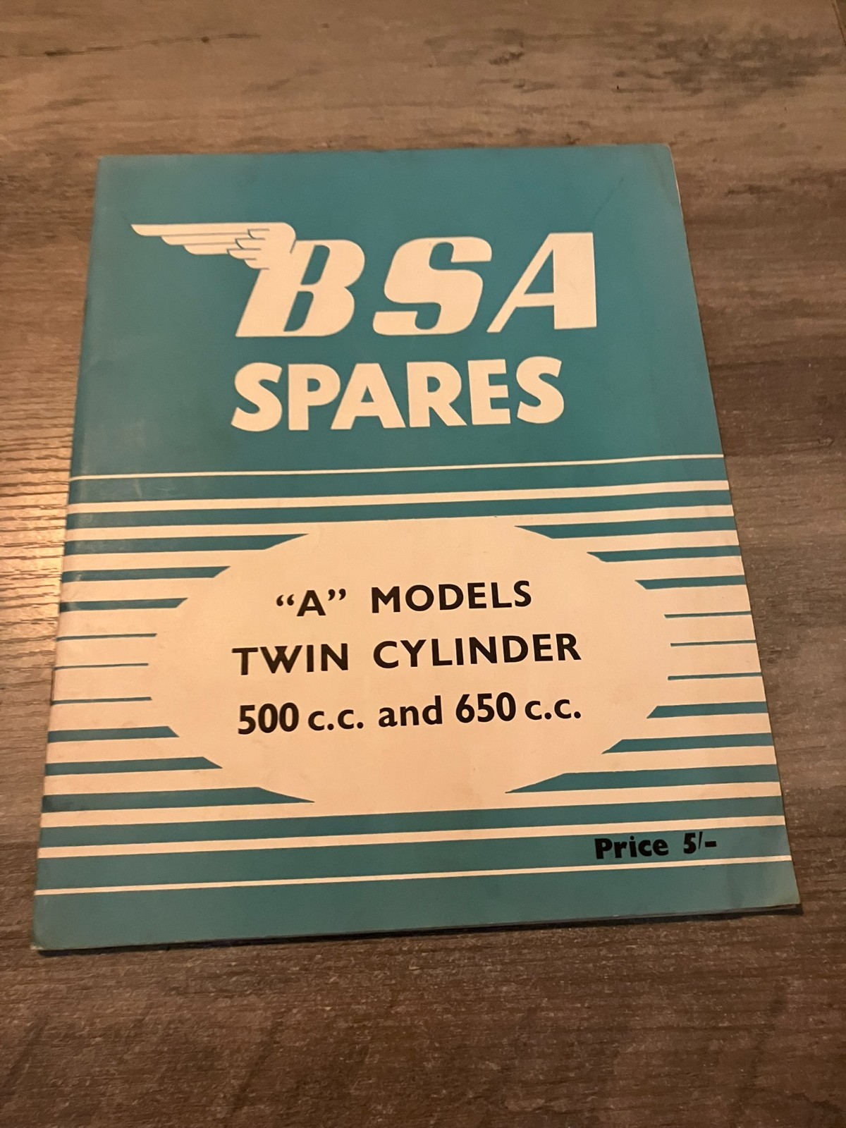 VTG BSA Spares A Models Twin Cylinder 500 CC 650 CC Catalog