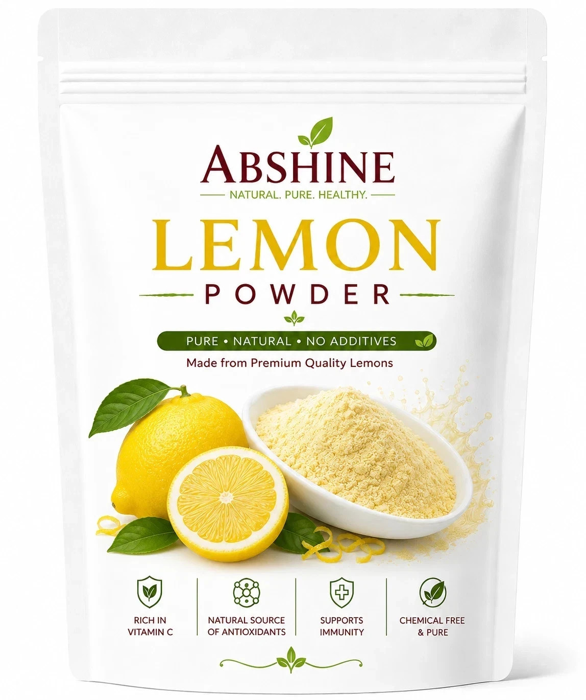 Organic Lemon Powder, Pure Lemon Juice Powder, Non GMO, Gluten Free
