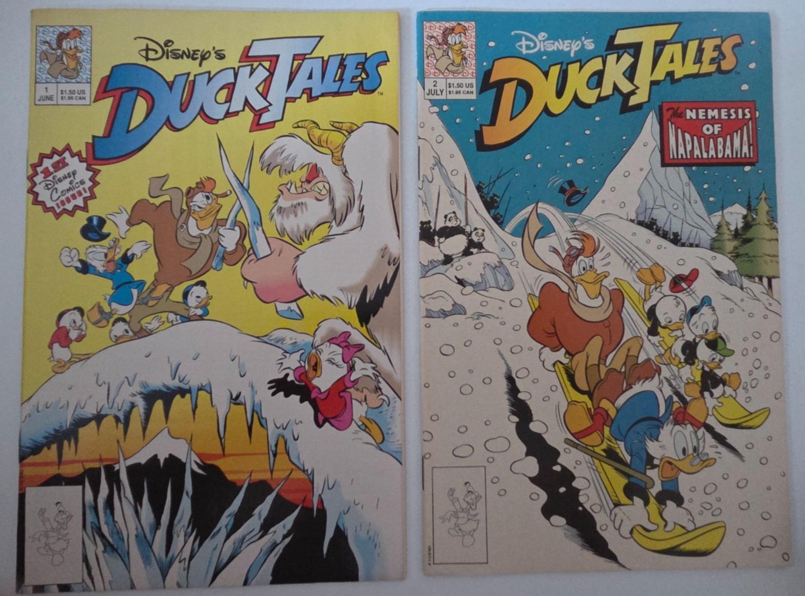 DISNEY\'S DUCKTALES #1-18 (1990) DISNEY COMICS FULL COMPLETE SERIES UNCLE SCROOGE