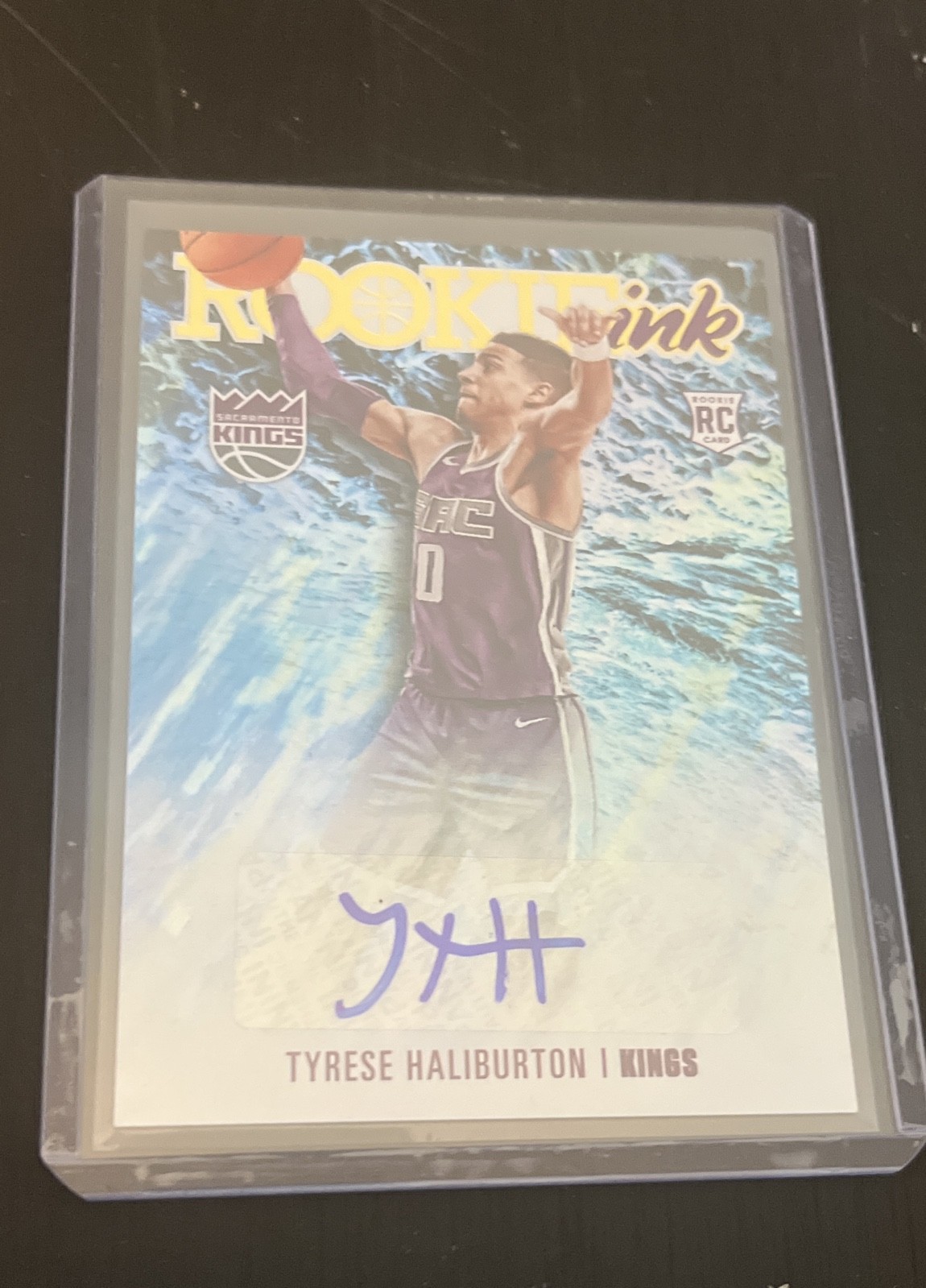 2020-21 Panini NBA Hoops - Rookie Ink Tyrese Haliburton #RI-TYR (AU, RC)