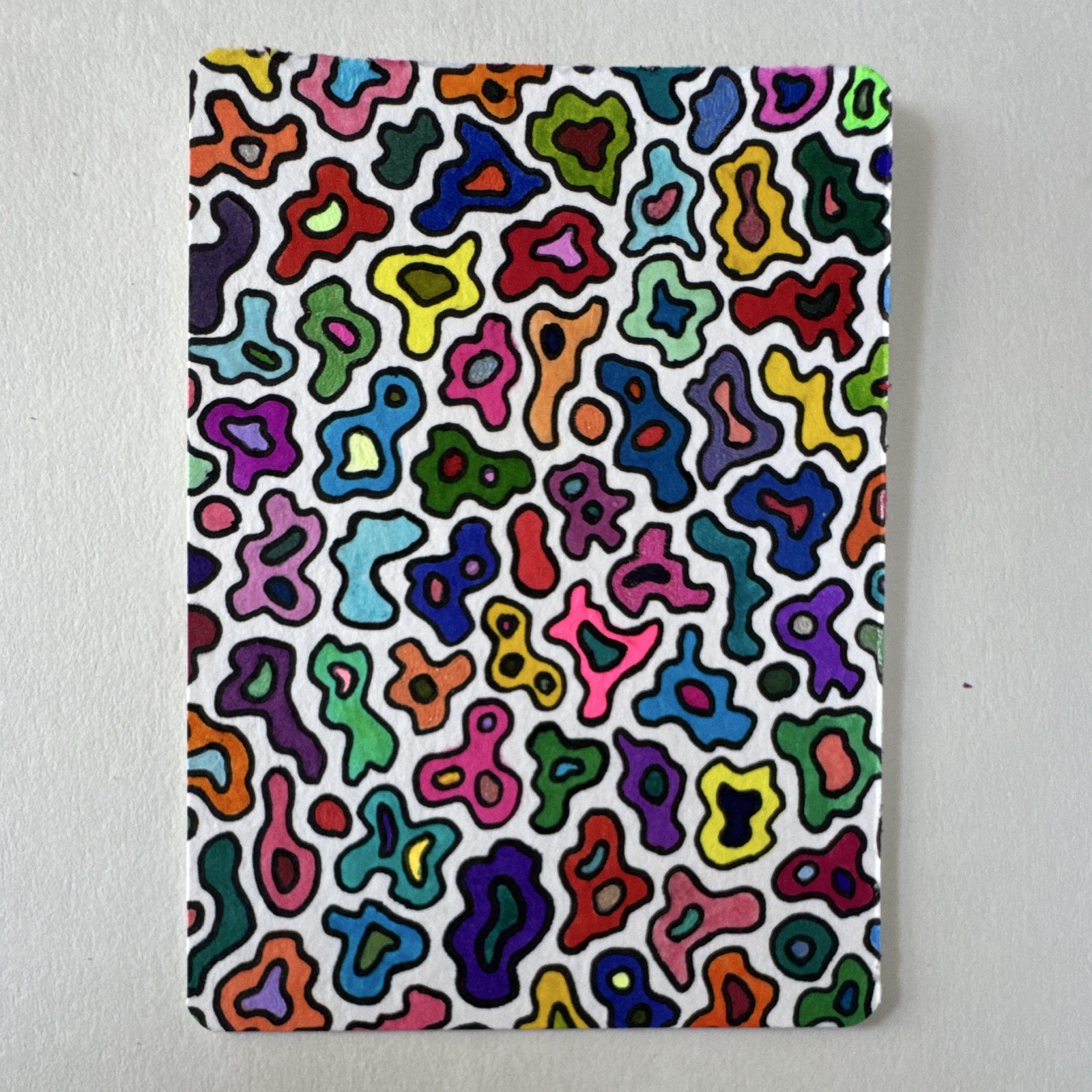 Rainbow Amoebas ACEO/ATC Rainbow Amoebas ACEO/ATC