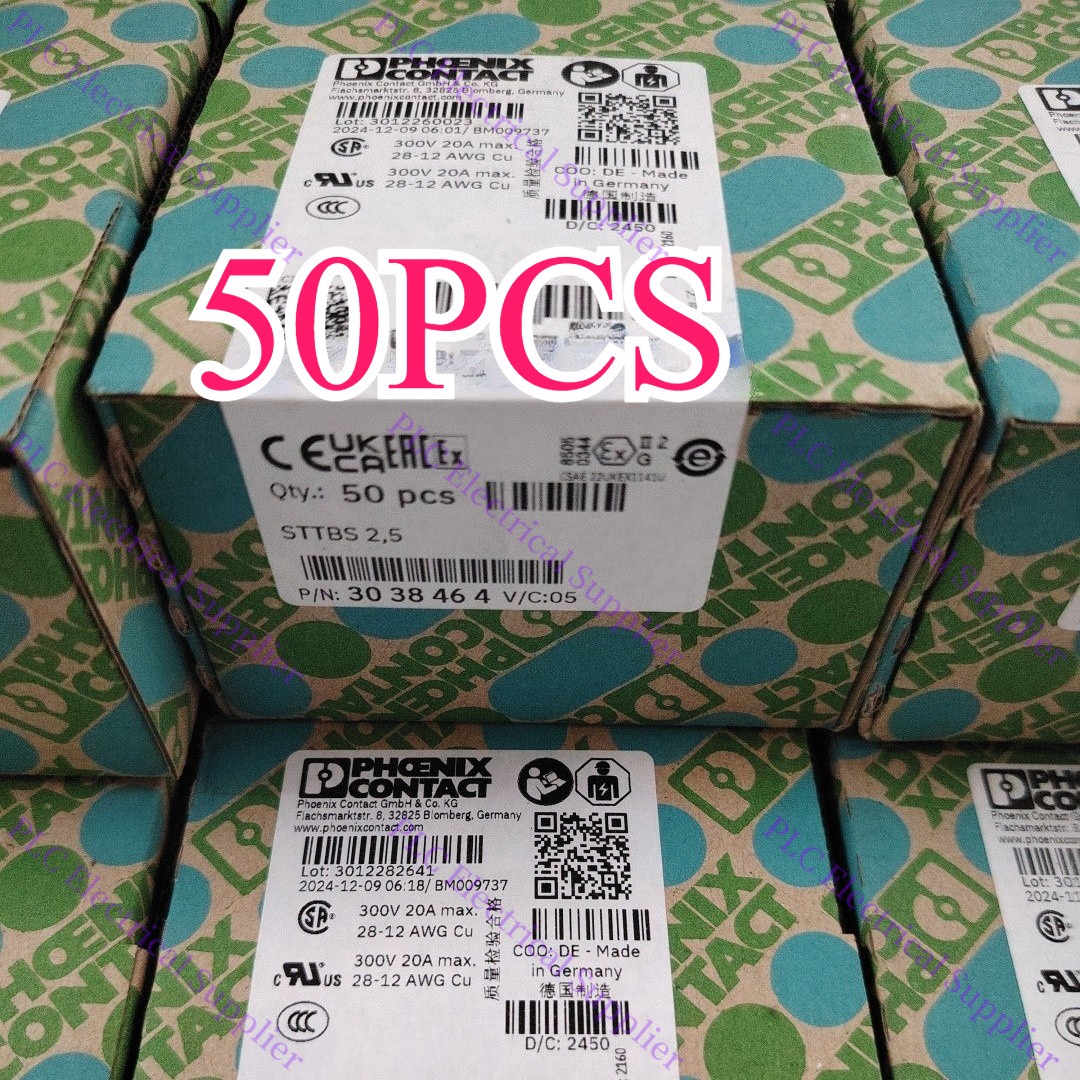 TTBS 2,5 50PCS New Brand PHOENIX CONTACT 3038464 Terminal Block Fast Shipping