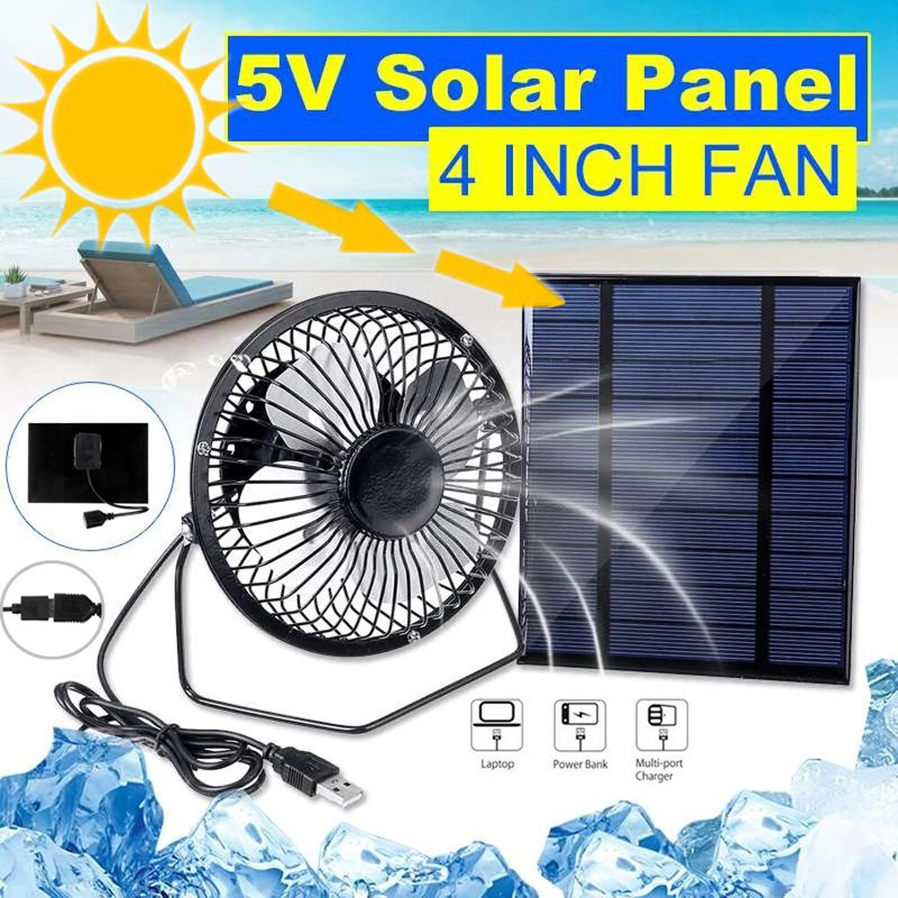 Solar Powered Fan Portable Mini Ventilator Greenhouse Pet Dog Chicken House Cool Solar Powered Fan Portable Mini Ventilator Greenhouse Pet Dog Chicken House Cool