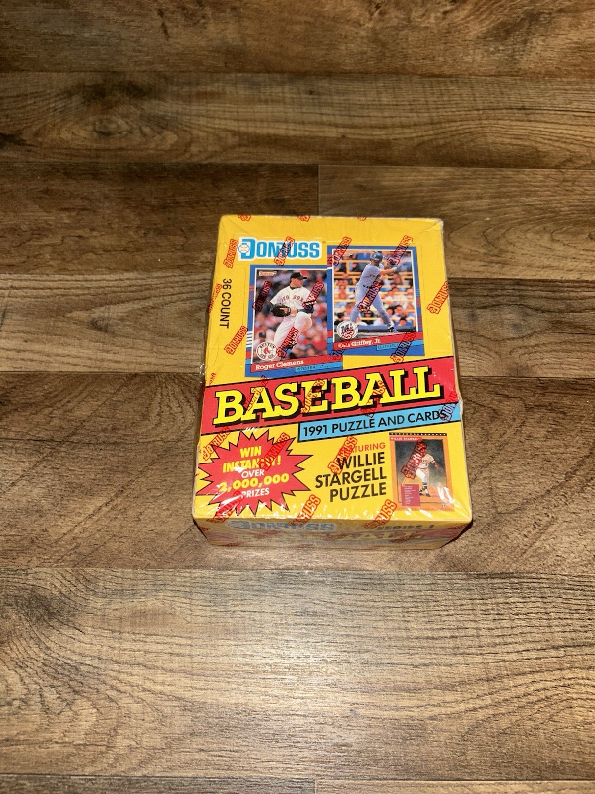 1991 Donruss Series 1 Baseball Cards Factory Sealed Wax Box 36 Packs Series 1