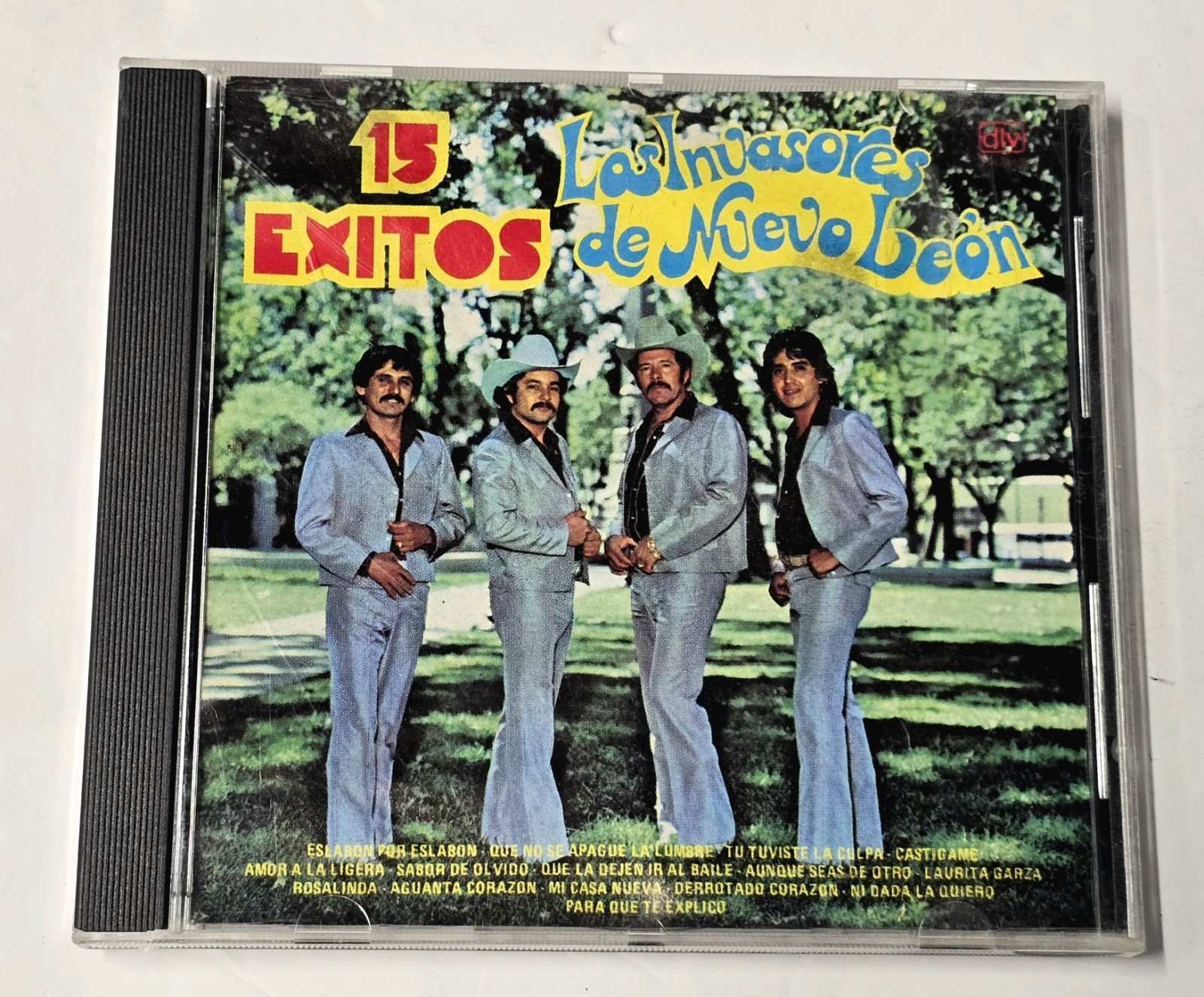 Los Invasores de Nuevo Leon - 15 Exitos CD 1989 Discos Musart Norteño DLV-013 Los Invasores de Nuevo Leon - 15 Exitos CD 1989 Discos Musart Norteño DLV-013