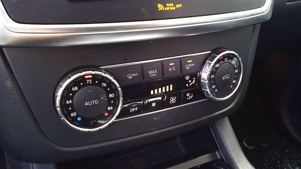 Temperature Control 166 Type ML350 Front Fits 12-13 MERCEDES ML-CLASS 31610012