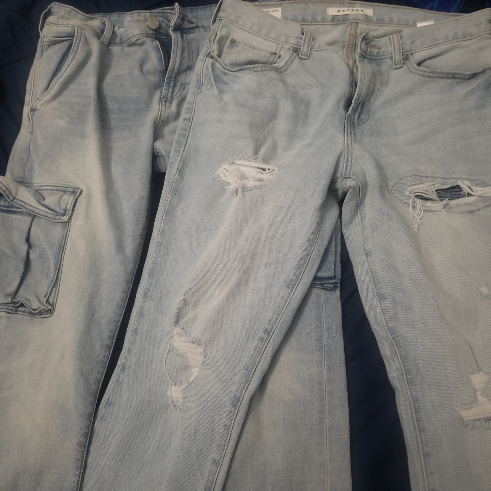 Pacsun Stacked Skinny Jean Lot Of 9 Hollister