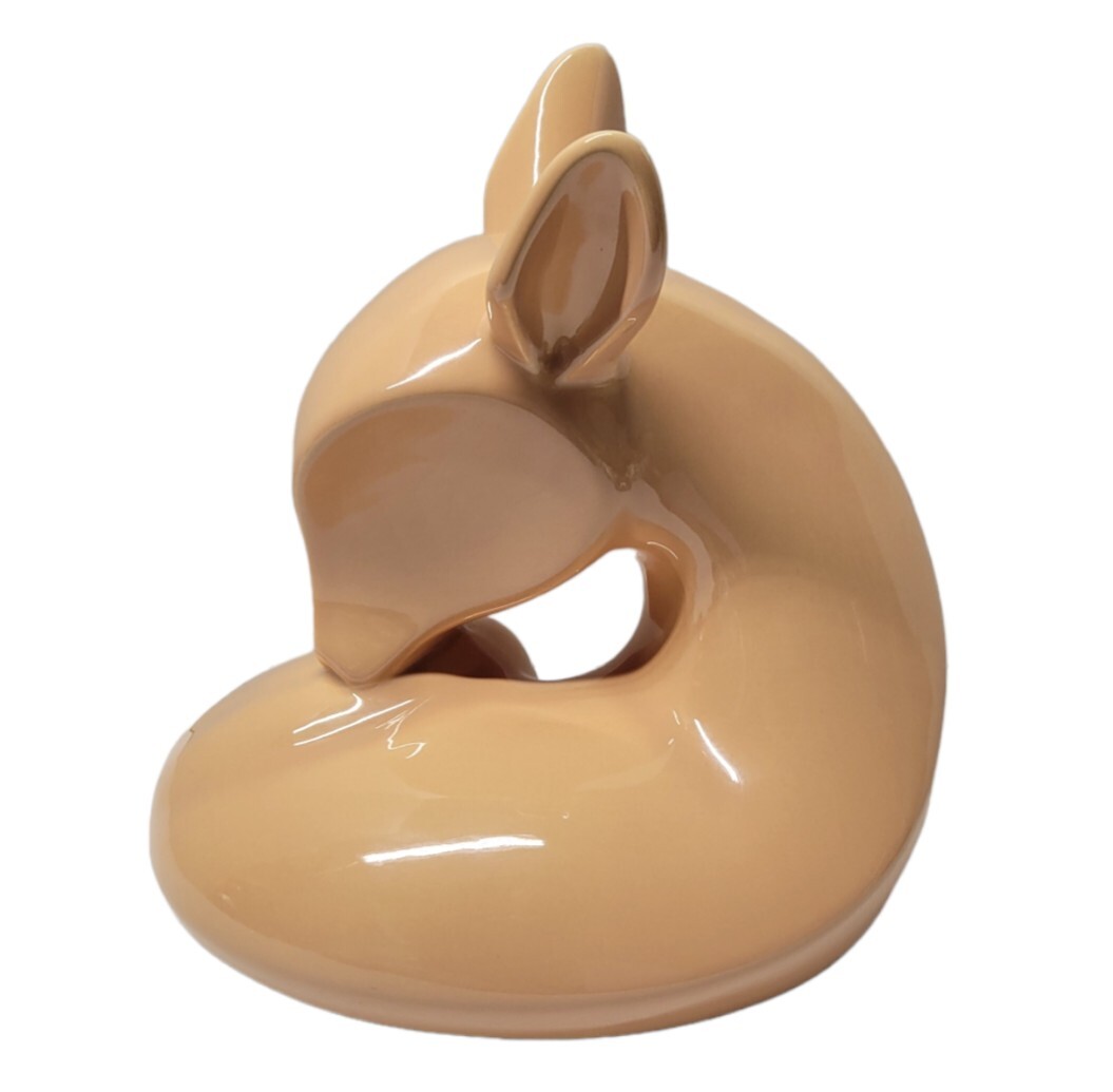 Vintage 1980 Jaru California Ceramic Deer Fawn Sculpture Statue 10 MCM S G2U