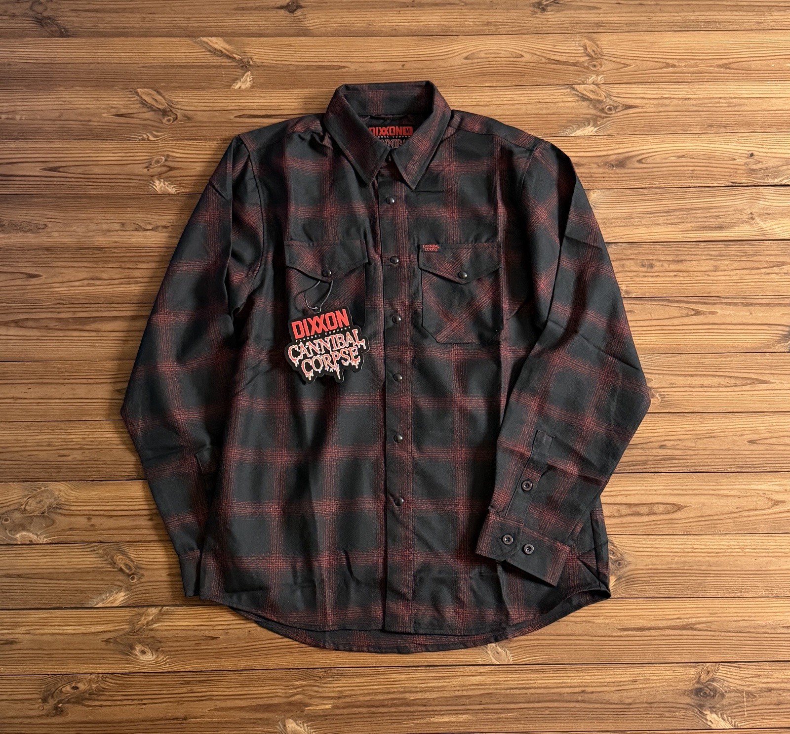 Dixxon Flannel x Cannibal Corpse Men’s Long Sleeve Shirt NWT Dixxon Flannel x Cannibal Corpse Men’s Long Sleeve Shirt NWT