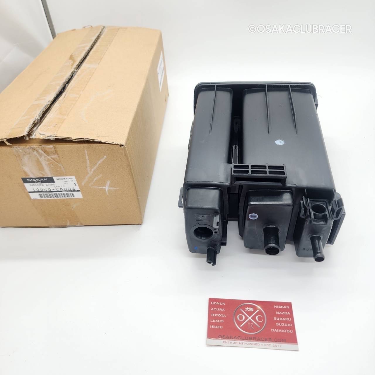 Genuine OEM 03-14 Nissan Murano Evaporative Emission Vapor Canister 14950-CA00A Genuine OEM 03-14 Nissan Murano Evaporative Emission Vapor Canister 14950-CA00A