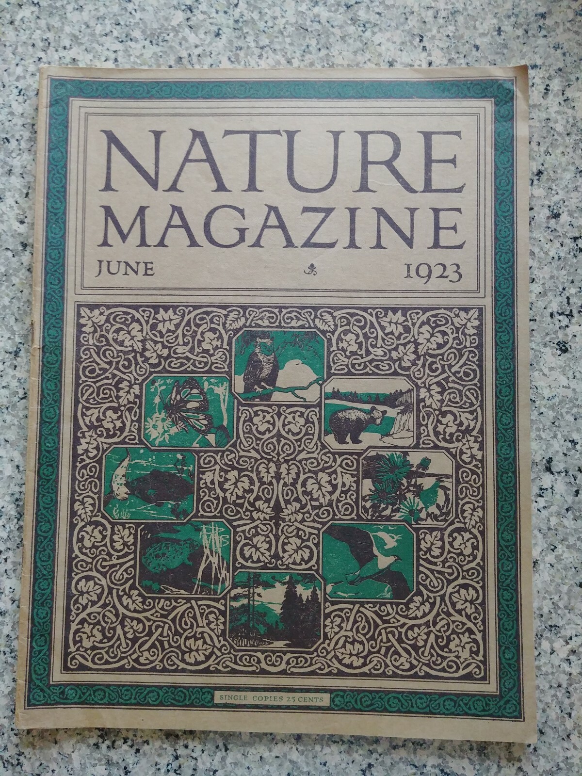 NATURE MAGAZINE JUNE, 1923...VOL.1 NO.6..GREAT CONDITION NATURE MAGAZINE JUNE, 1923...VOL.1 NO.6..GREAT CONDITION
