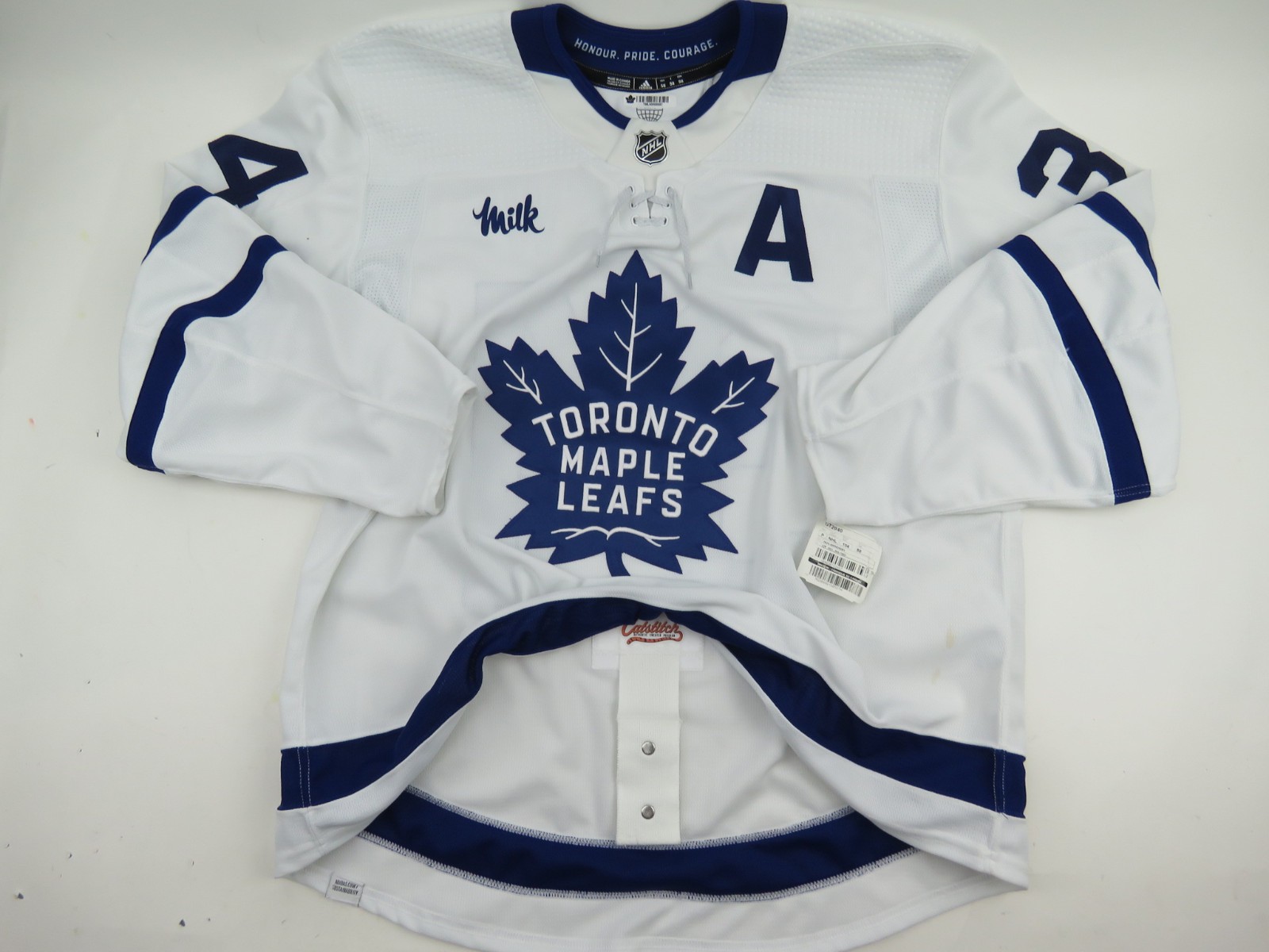Auston Matthews Adidas Toronto Maple Leafs Game Issued Authentic Hockey Jersey Auston Matthews Adidas Toronto Maple Leafs Game Issued Authentic Hockey Jersey