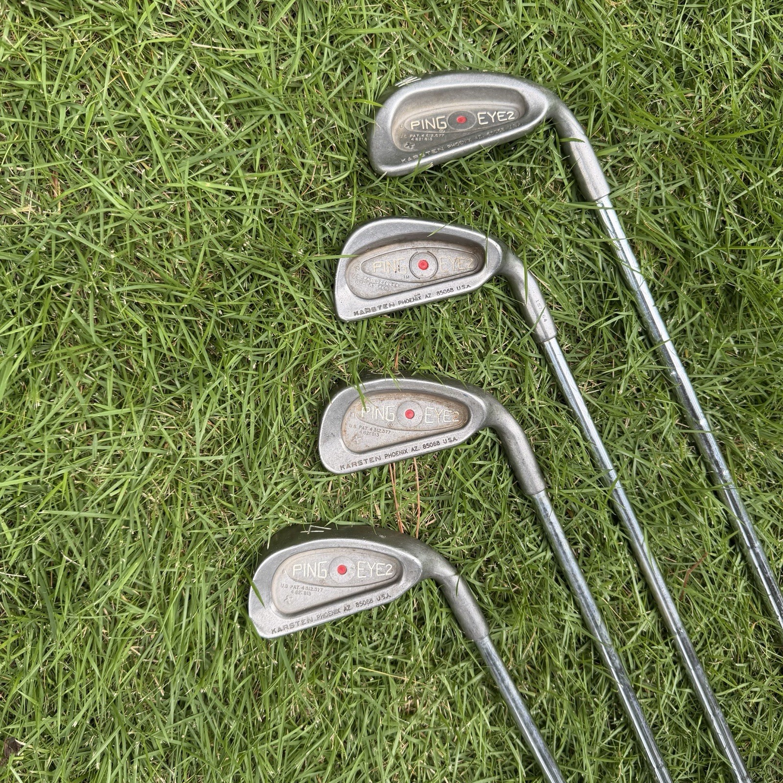 Ping Eye 2 Red Dot Irons 2 3 4 Wedge Right Hand Stiff Flex Ping Eye 2 Red Dot Irons 2 3 4 Wedge Right Hand Stiff Flex