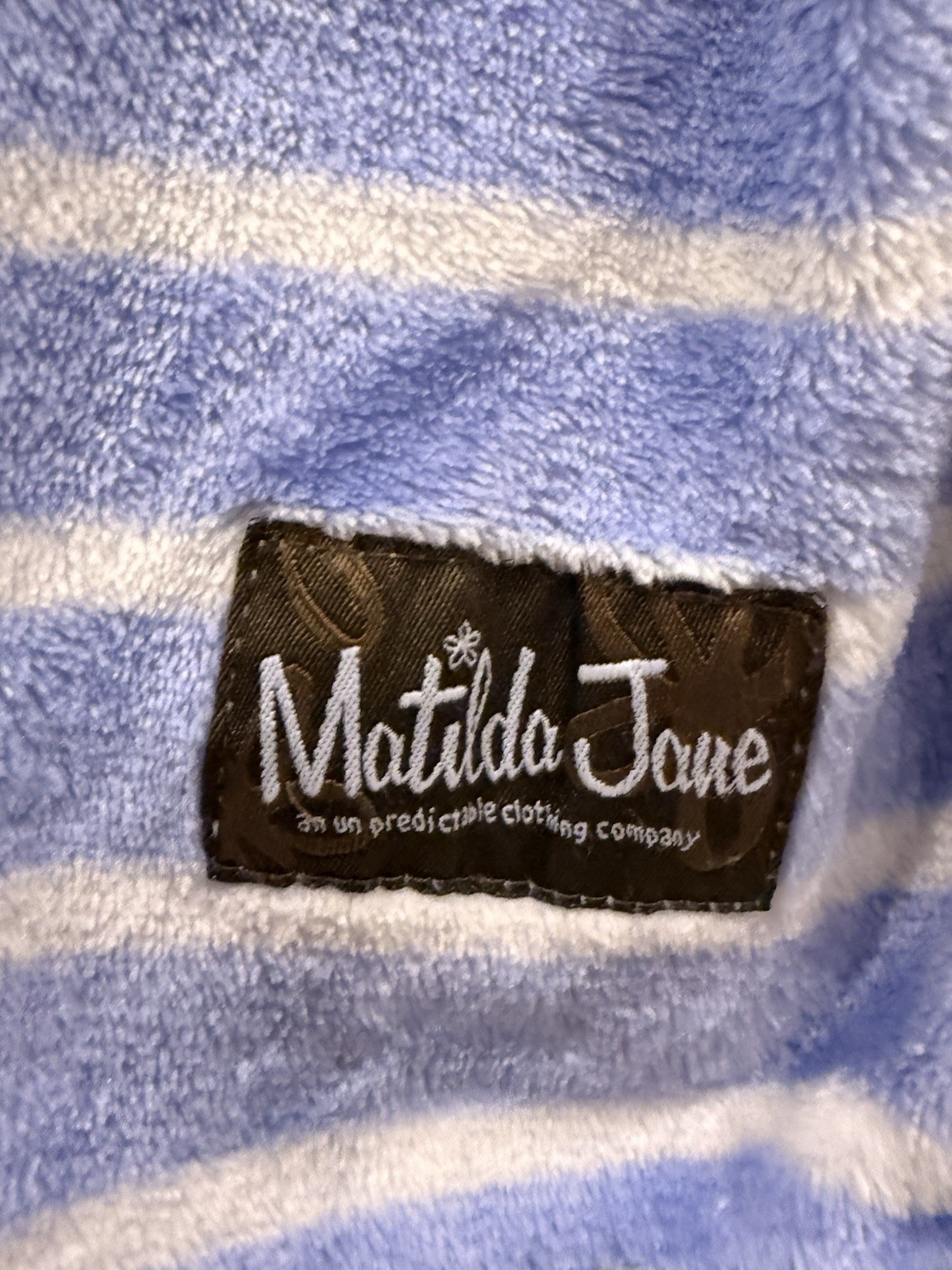 Fleece blanket, Matilda Jane Truth Or Dare 55 x 60 large soft blanket-great cond