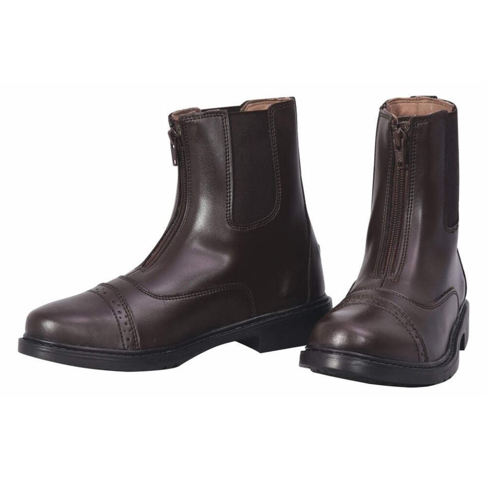 TuffRider Women\'s Starter Front Zip Paddock Boots Wide Regular
