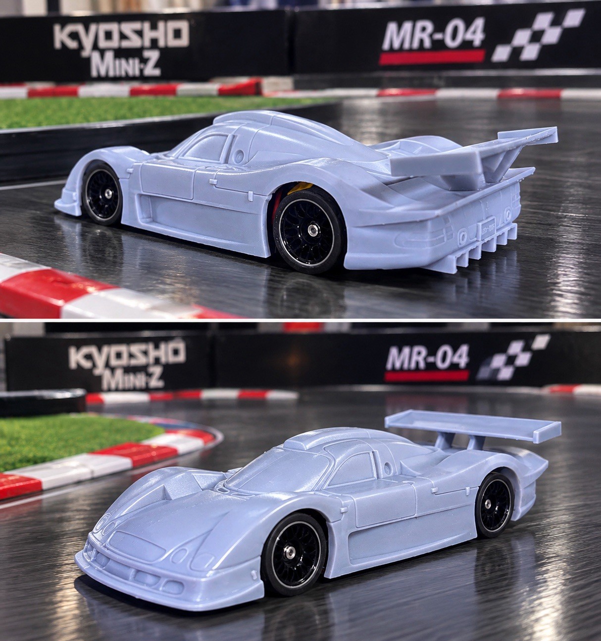 102mm Mercedes CLR LM Kyosho Mini Z MR-03/04 (Body Only) 1/28