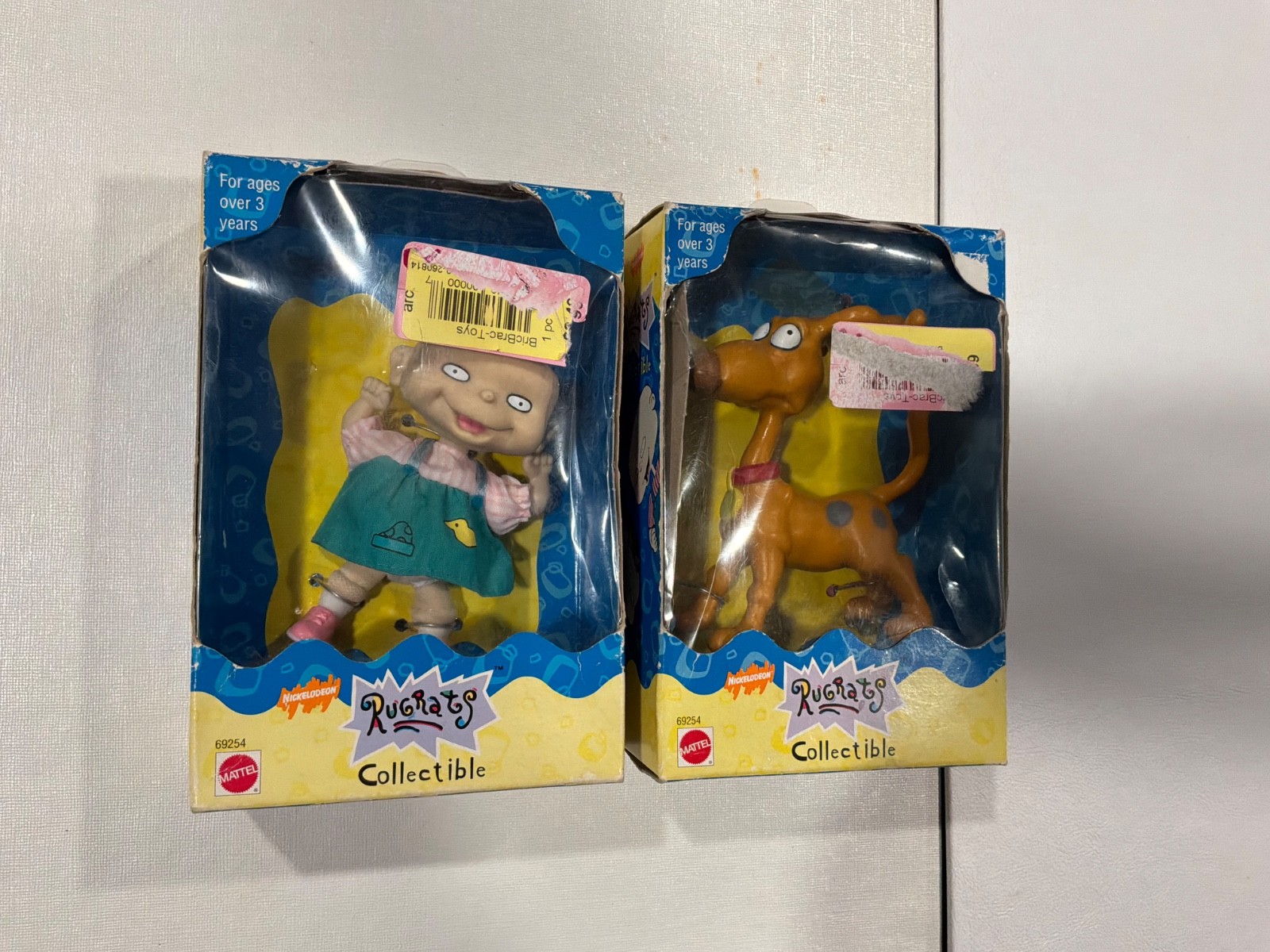 Vintage 1997 RUGRATS Lil Deville and Spike 4 Inch Collectible Nickelodeon Mattel Vintage 1997 RUGRATS Lil Deville and Spike 4 Inch Collectible Nickelodeon Mattel