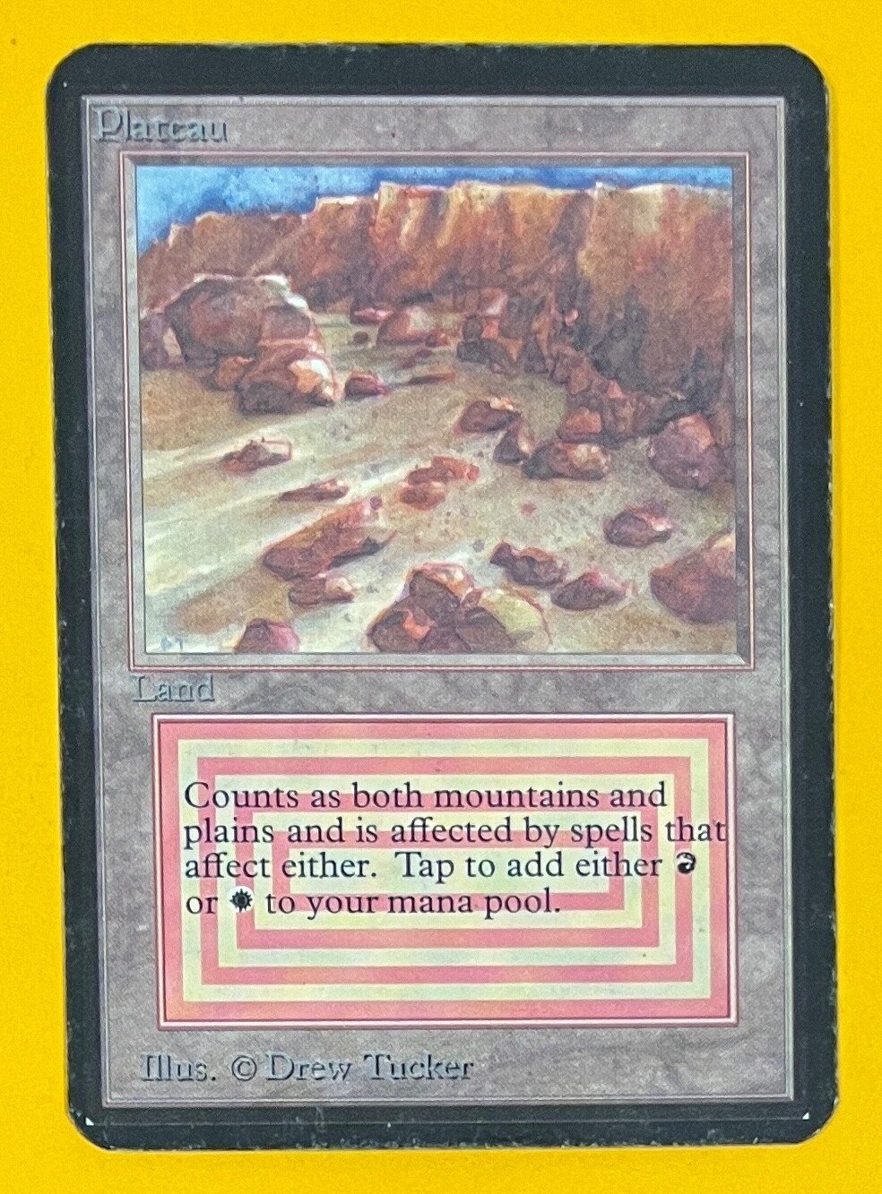 MTG PLATEAU (Ink) Alpha (OldManMTG 010-801)
