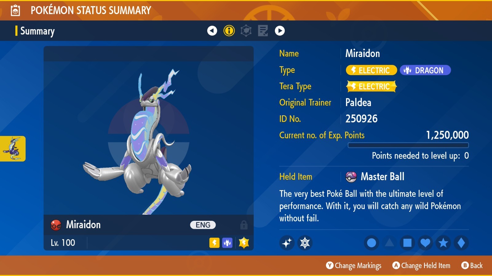 💎Pokemon Scarlet and Violet SHINY MIRAIDON 6IV GAMESTOP EVENT