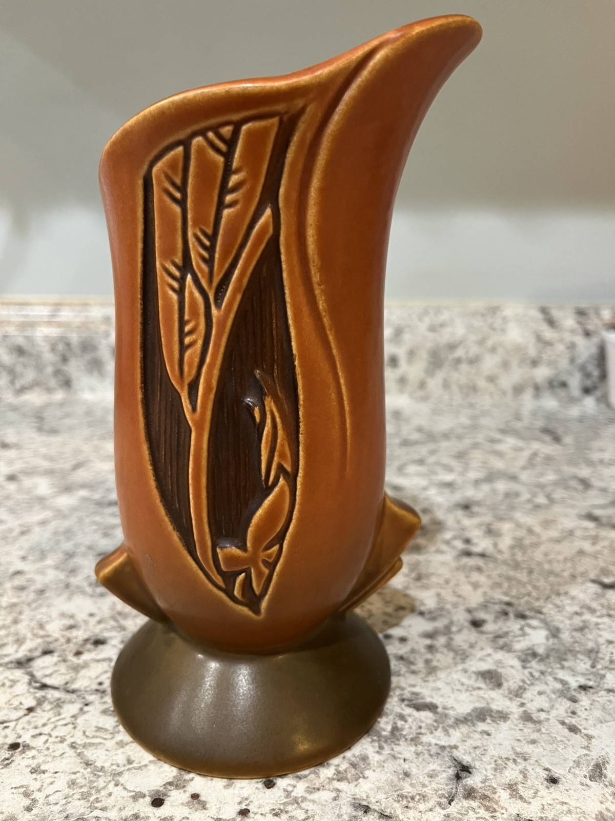 Vintage Roseville Pottery Silhouette Vase Model 782-7 Height 7.25\ Vintage Roseville Pottery Silhouette Vase Model 782-7 Height 7.25\