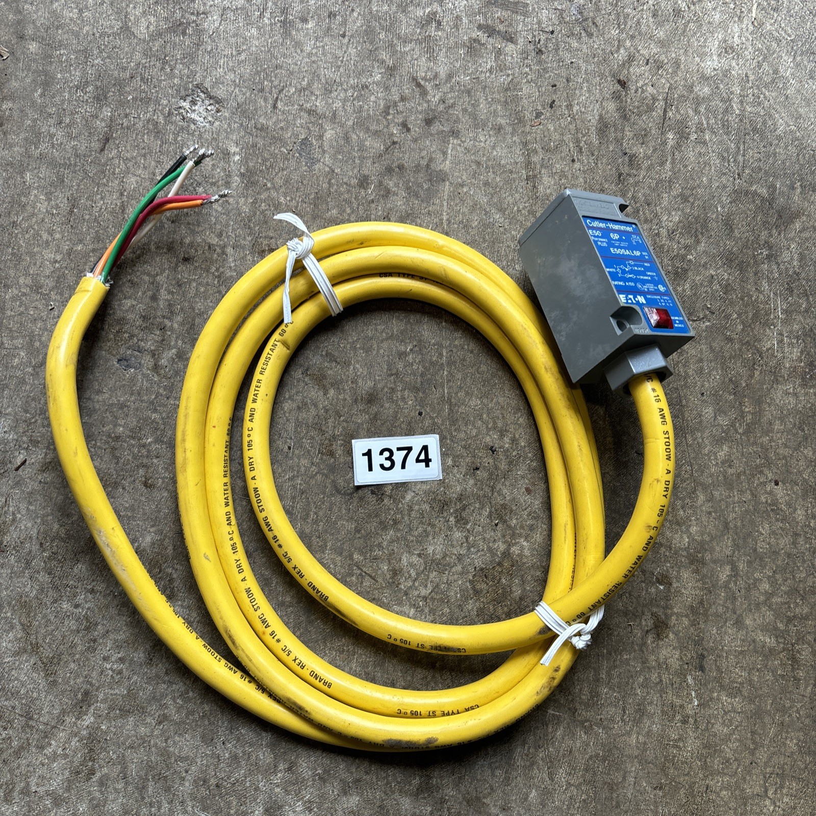 Cutler-Hammer E50SAL6P12 Epoxy Filled Limit Switch - USED