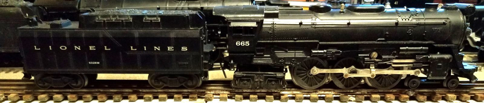 Lionel 665 HUDSON WITH 6026W in VG Cond. OBS.