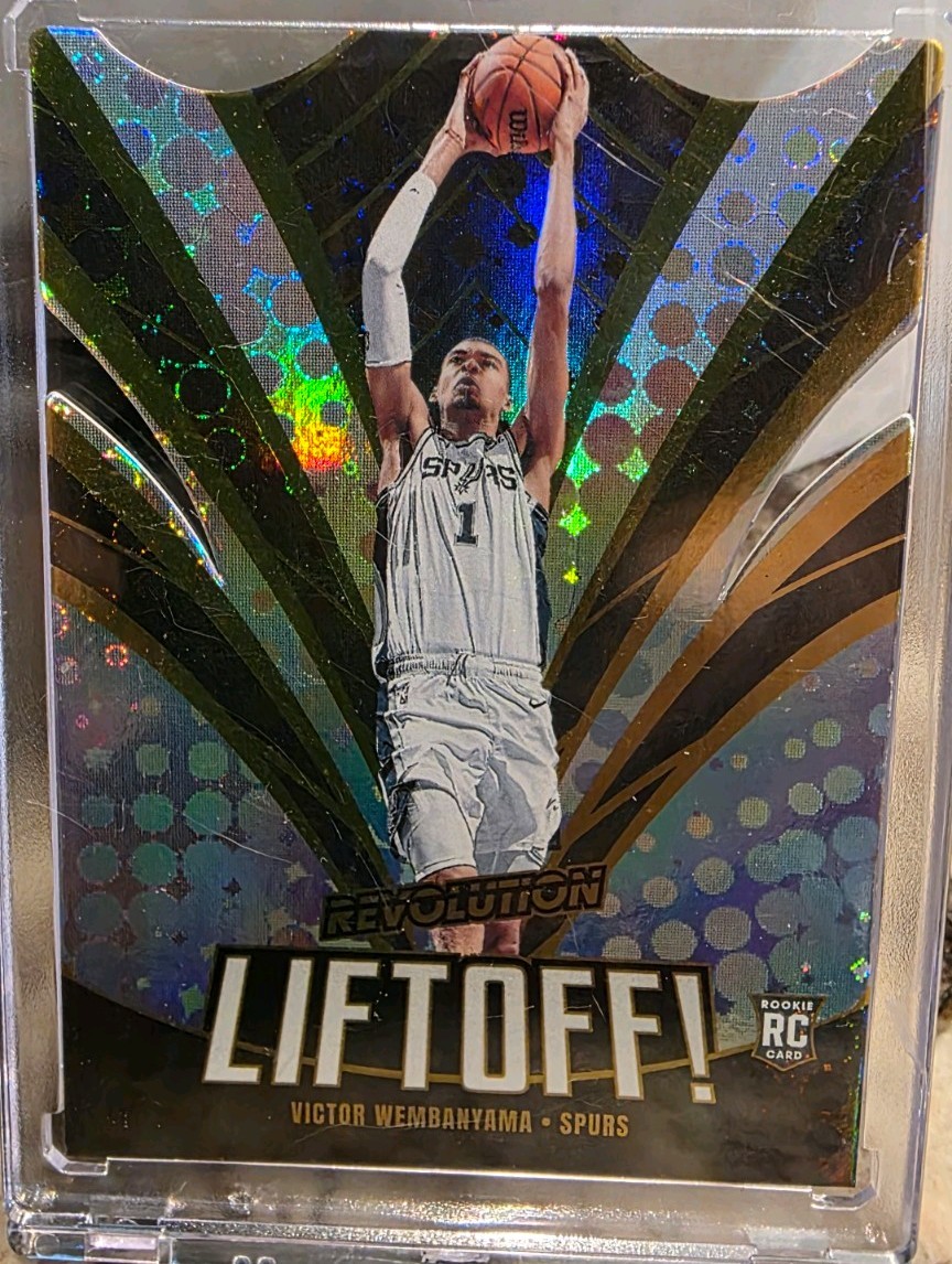 Panini 2023-24 Revolution Liftoff Victor Wembanyama RC #6 Spurs Die Cut Panini 2023-24 Revolution Liftoff Victor Wembanyama RC #6 Spurs Die Cut