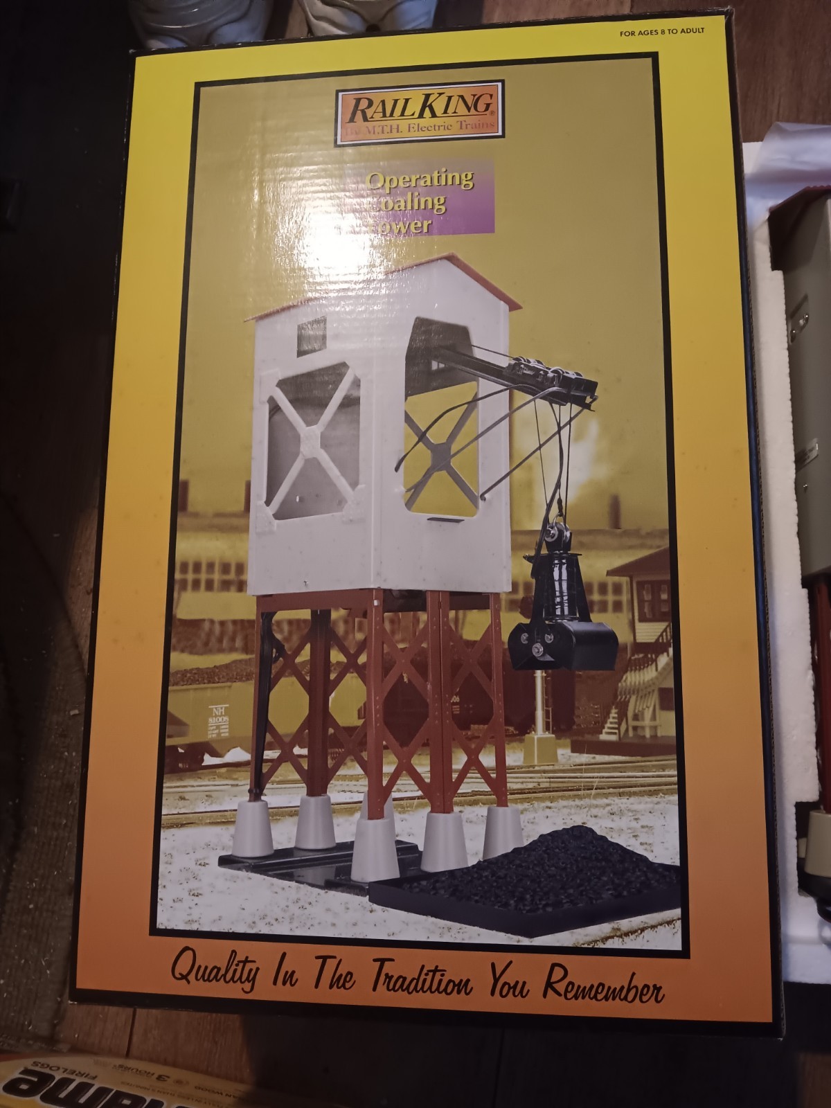 RAIL KING By MTH OPERATING COALING TOWER 30-9043 O GAUGE In box RAIL KING By MTH OPERATING COALING TOWER 30-9043 O GAUGE In box