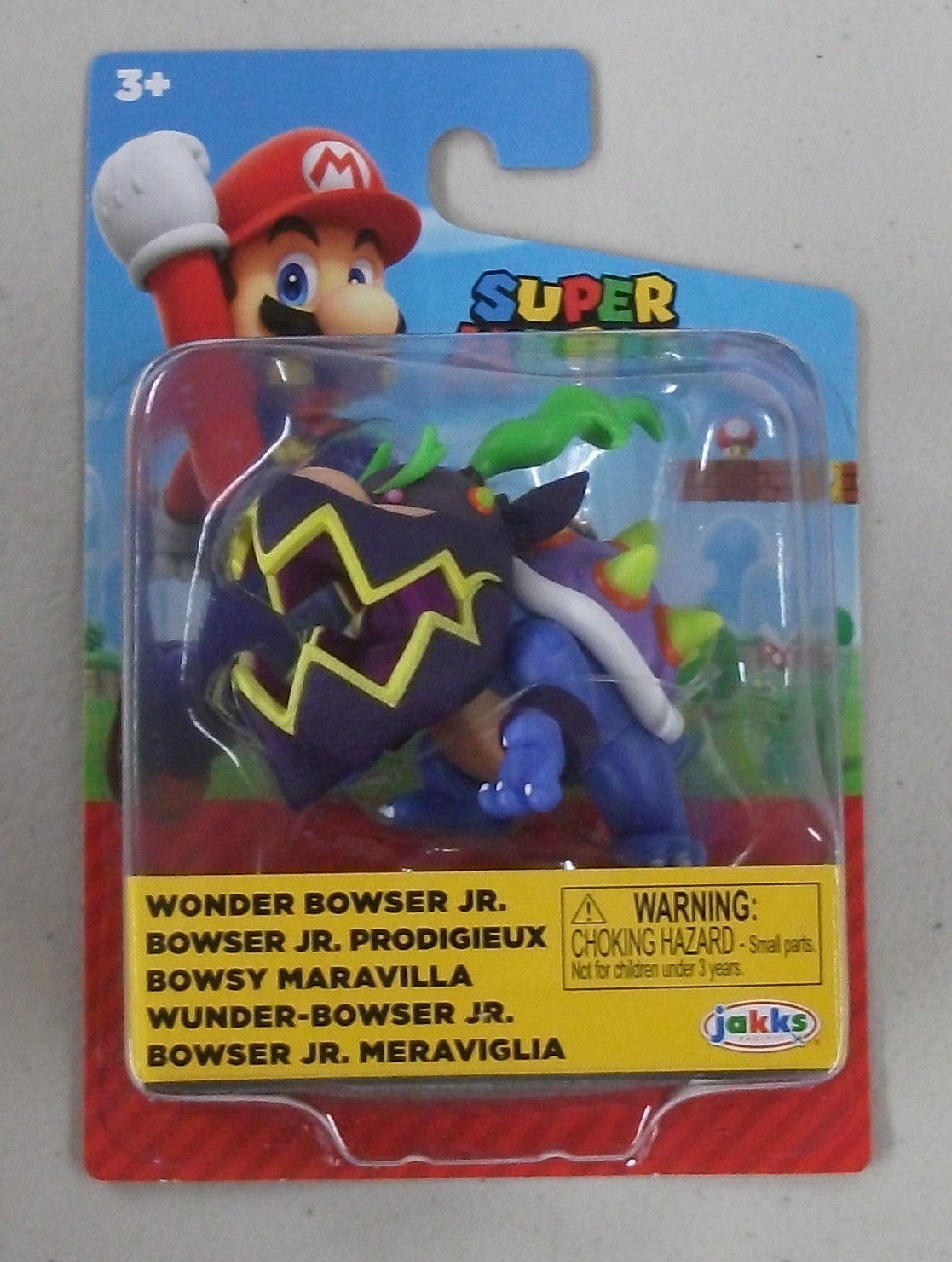 Jakks Pacific Wonder Bowser Jr. 2.5\'\' Action Figure 2026 Super Mario Nintendo Jakks Pacific Wonder Bowser Jr. 2.5\'\' Action Figure 2026 Super Mario Nintendo