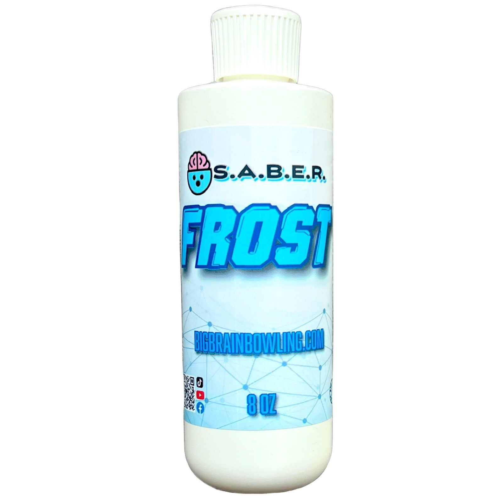 S.A.B.E.R. Frost by Big Brain Bowling 8oz Gloss Polish Urethane Ball Motion