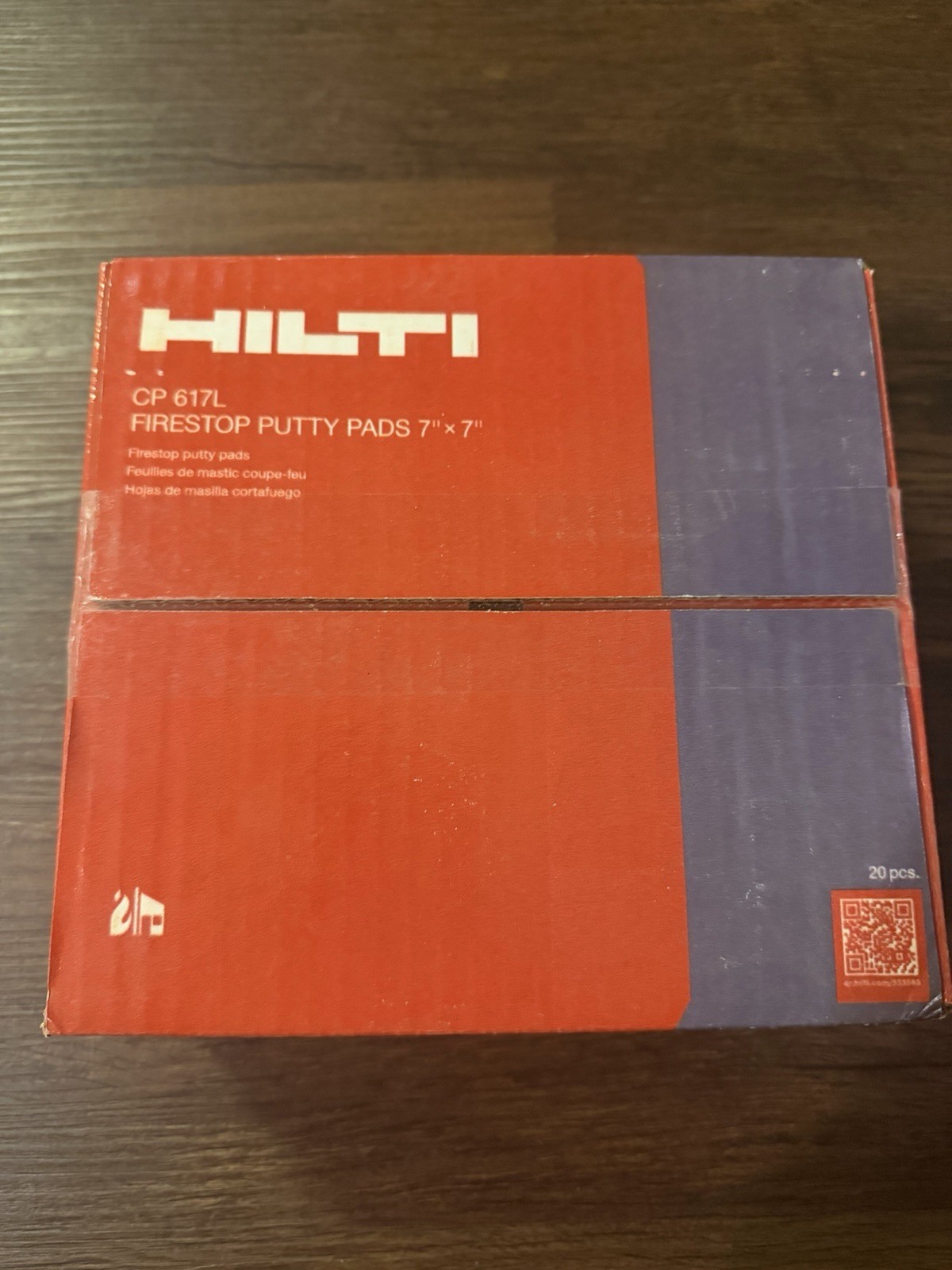 NEW Hilti CP 617L Firestop Putty pad - 333583 (20 Count ~ 1 BOX) NEW Hilti CP 617L Firestop Putty pad - 333583 (20 Count ~ 1 BOX)