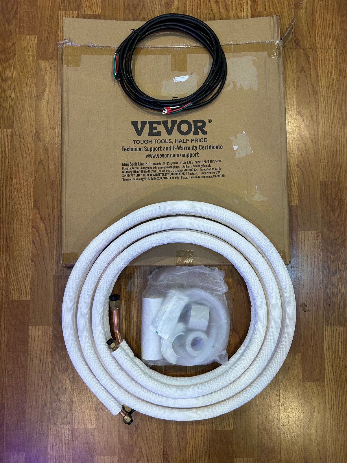 NEW Vevor JSY-SS-SKU11 16FT AC Mini Split Line Set, 3/8\ NEW Vevor JSY-SS-SKU11 16FT AC Mini Split Line Set, 3/8\