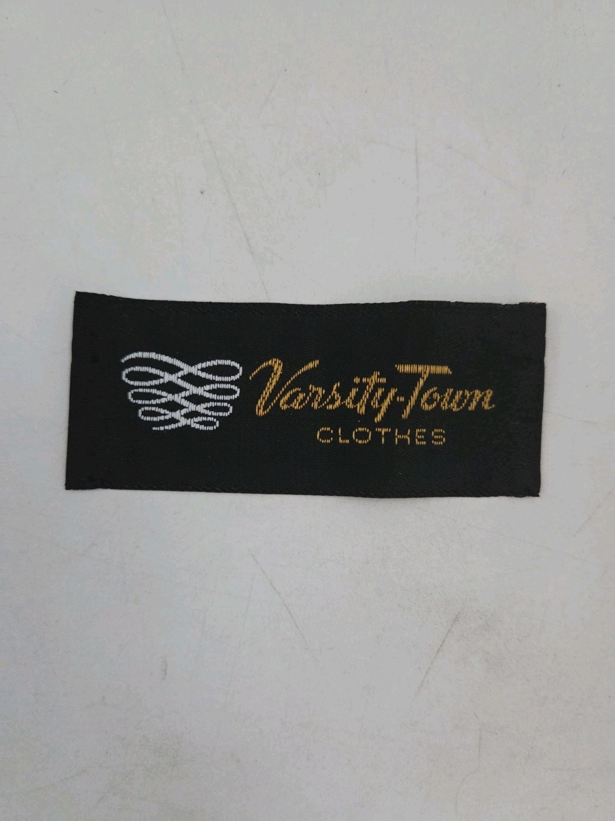 Varsity Town Clothes Vintage Fashion Label Tag Authentic